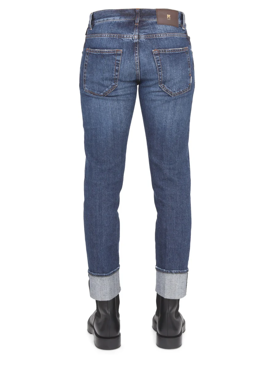 PT TORINO Fadded-effect Straight-leg Jeans - Image 4