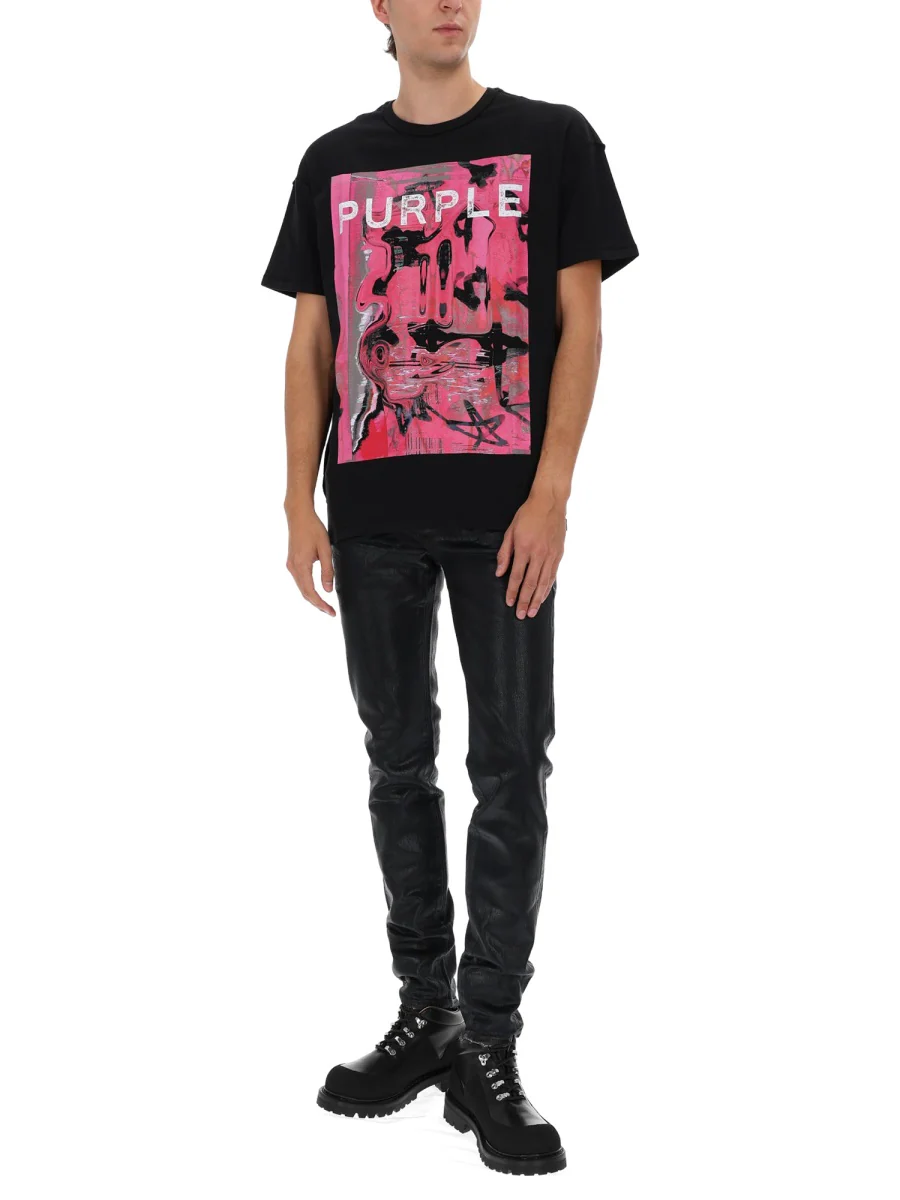 Purple Brand Mini Essential T-Shirt for Men - Image 7
