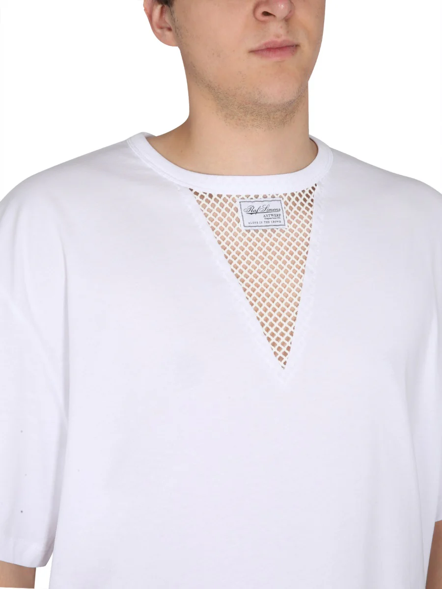 RAF SIMONS Graphic-print Cotton T-shirt - Image 4