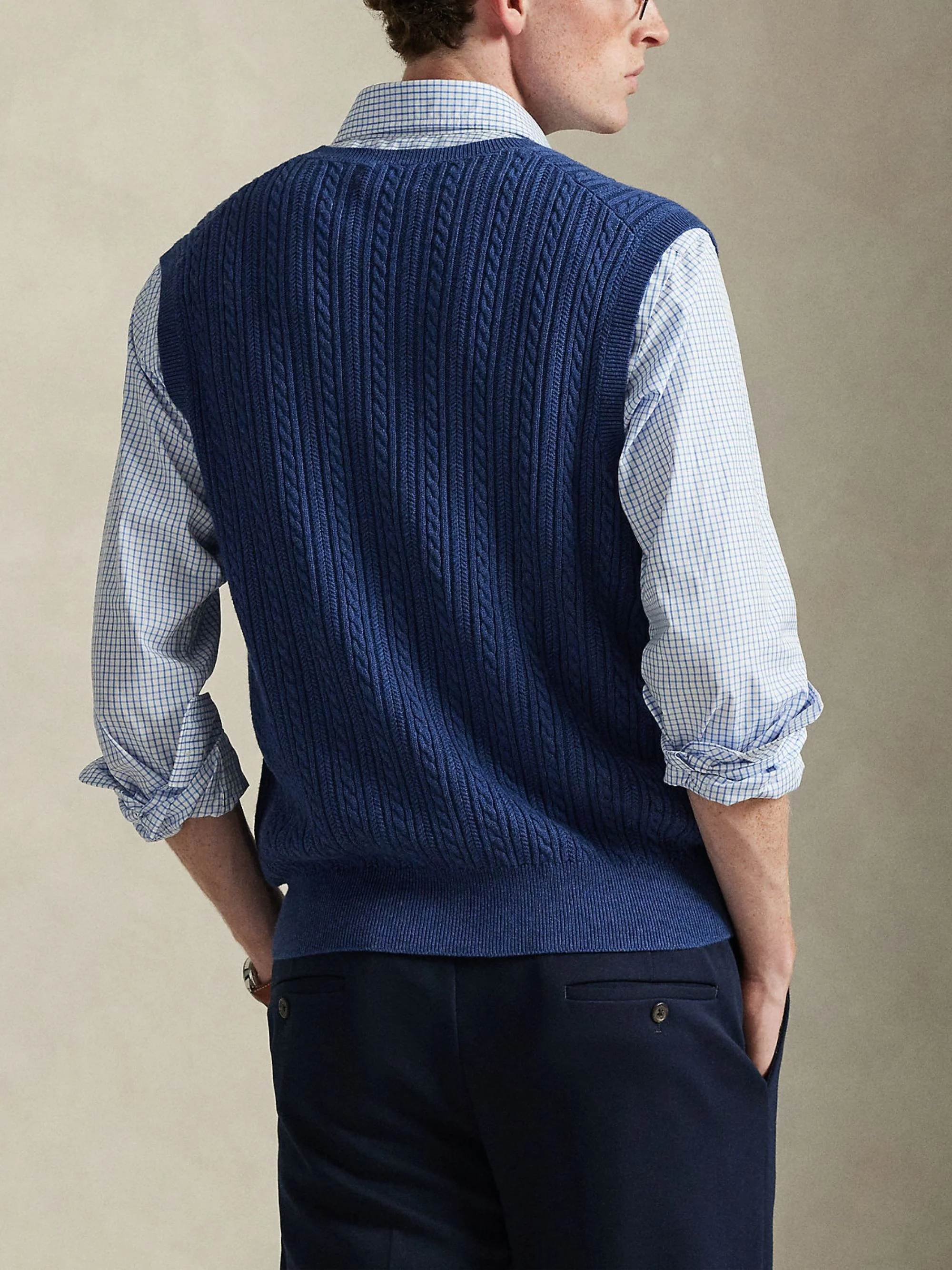 Ralph Lauren Classic Cotton Sweater for Him - Image 5