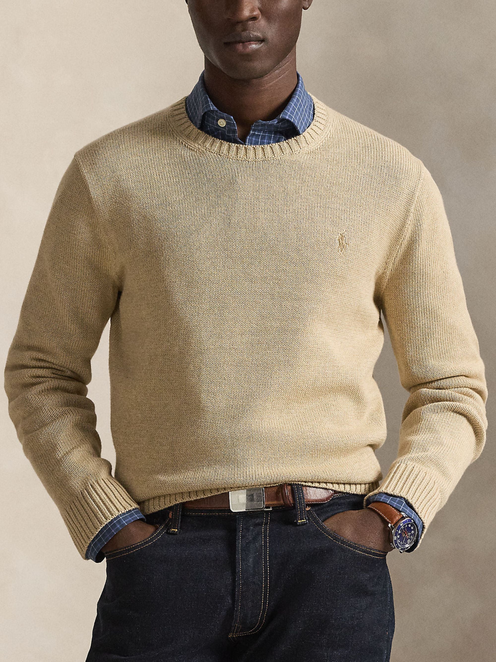 Ralph Lauren Classic Crew Neck Sweater for Men - Image 4