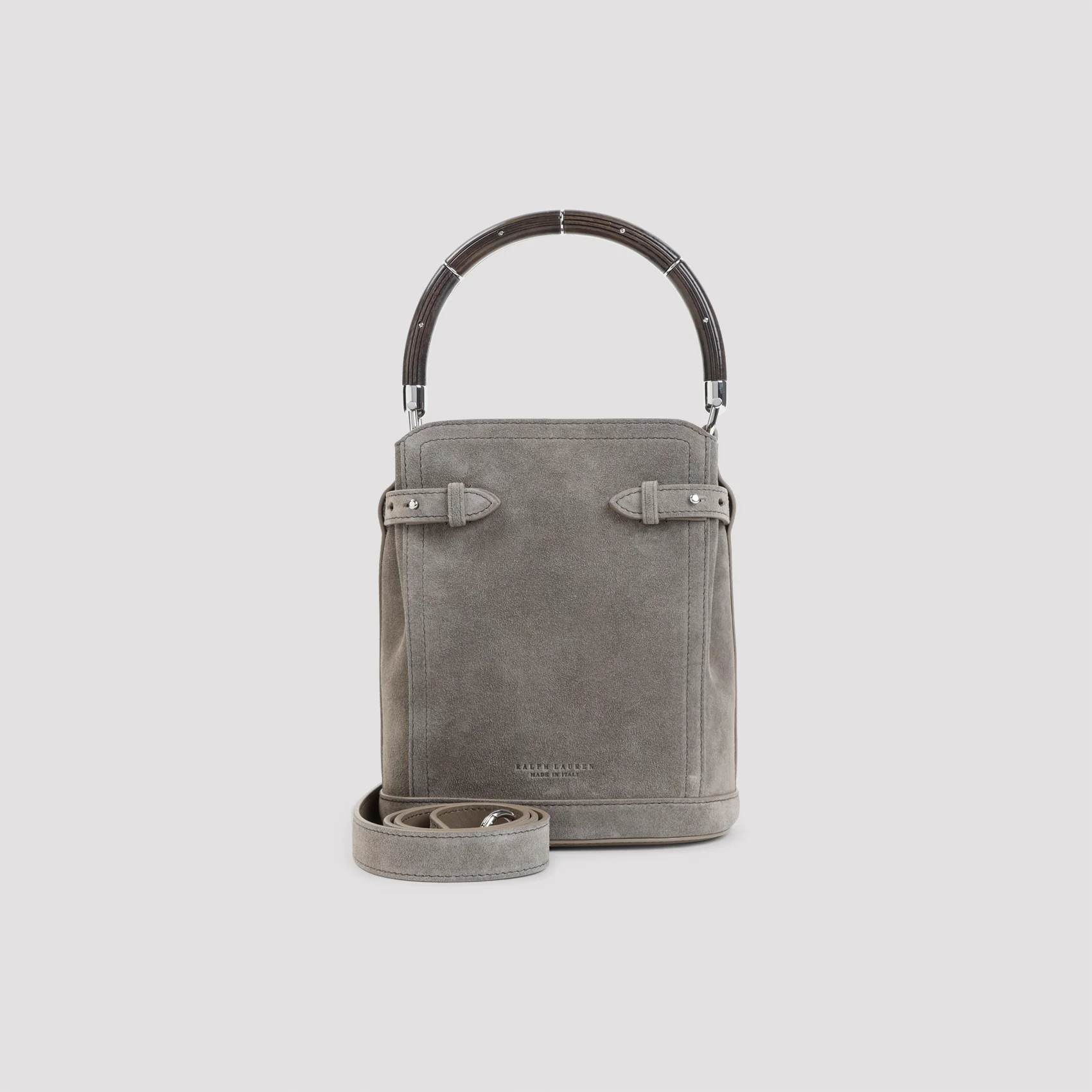 Ralph Lauren Collection Leather Bucket Handbag with 17cm x 20cm x 12cm Dimensions - Image 3