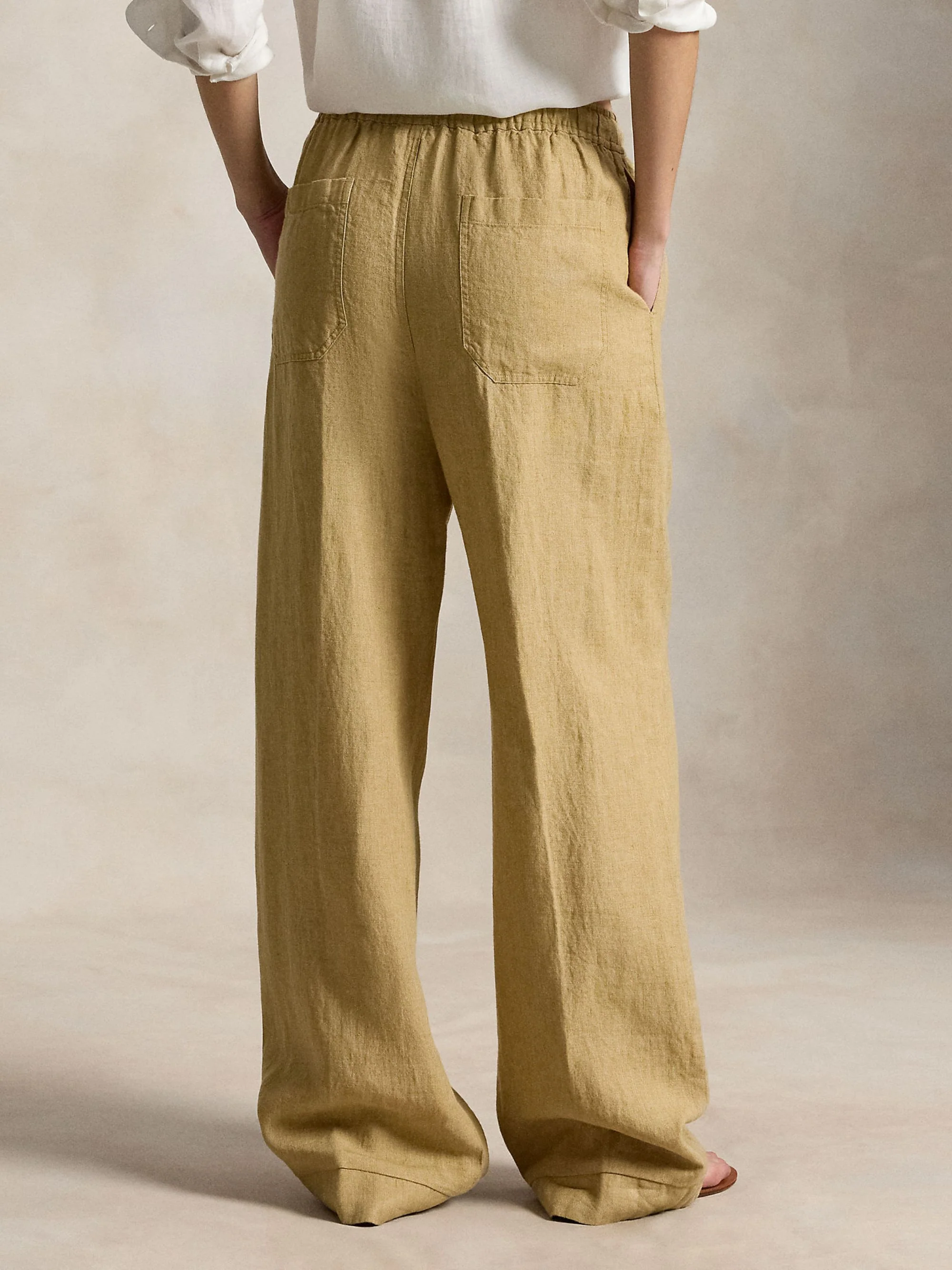 Ralph Lauren Elegant Linen Trousers for Women - Image 5