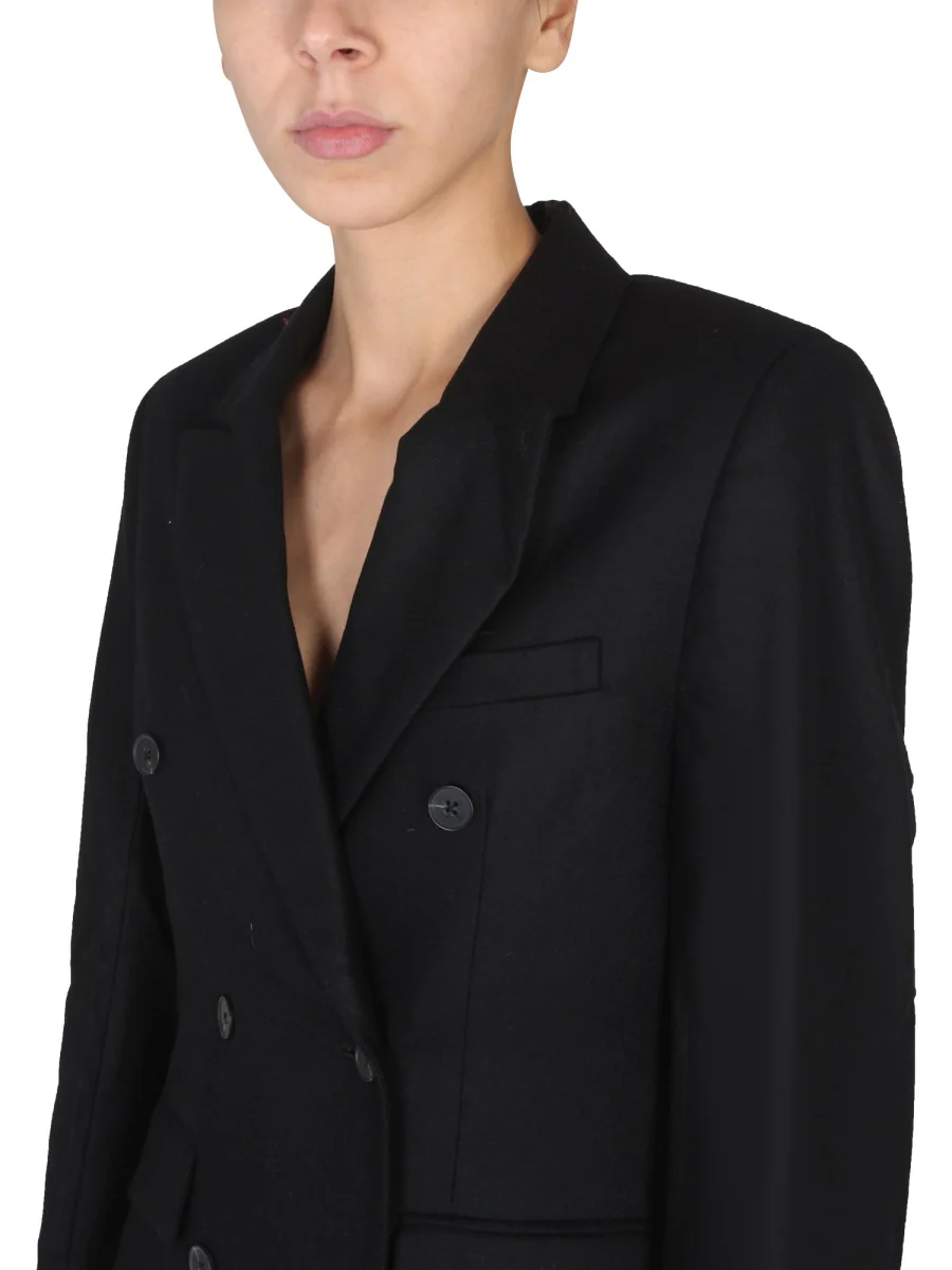 REMAIN BIRGER CHRISTENSEN Peaked Lapel Double-Breasted Mini Jacket - Image 4