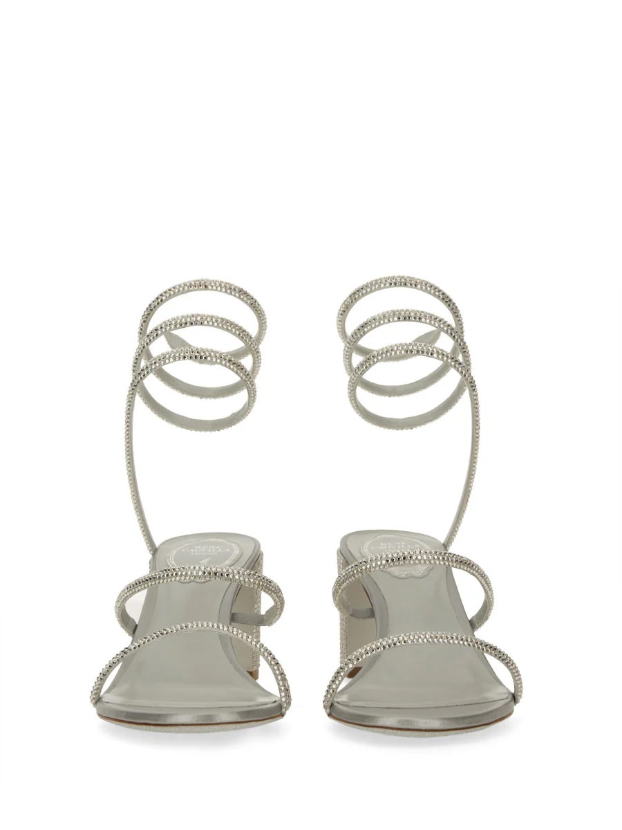 Rene` Caovilla RENE CAOVILLA Spiral Embellished Sandals - Image 4