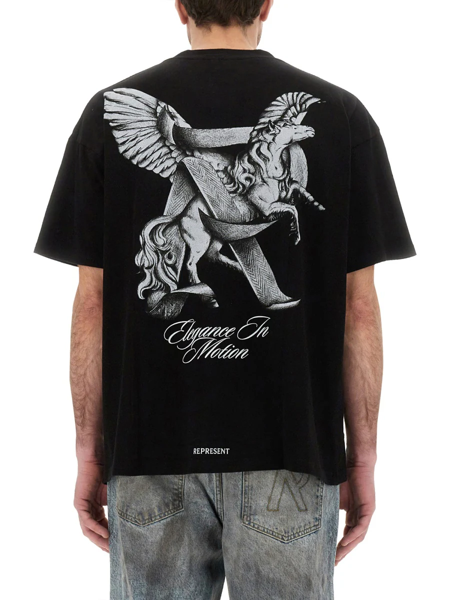 Represent Elegance in Motion 100% Cotton T-Shirt - Image 3