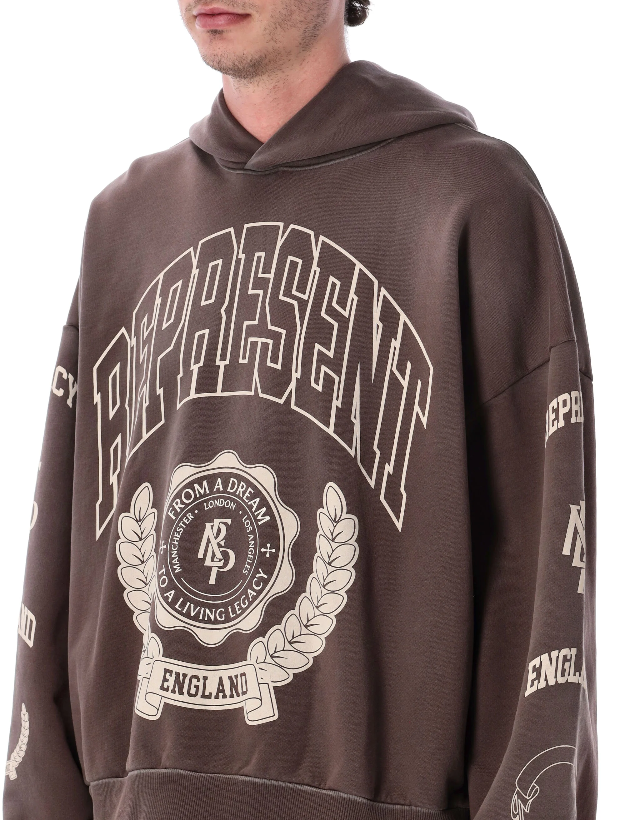 Represent Legacy Crest Hoodie - Relaxed Fit - Image 3