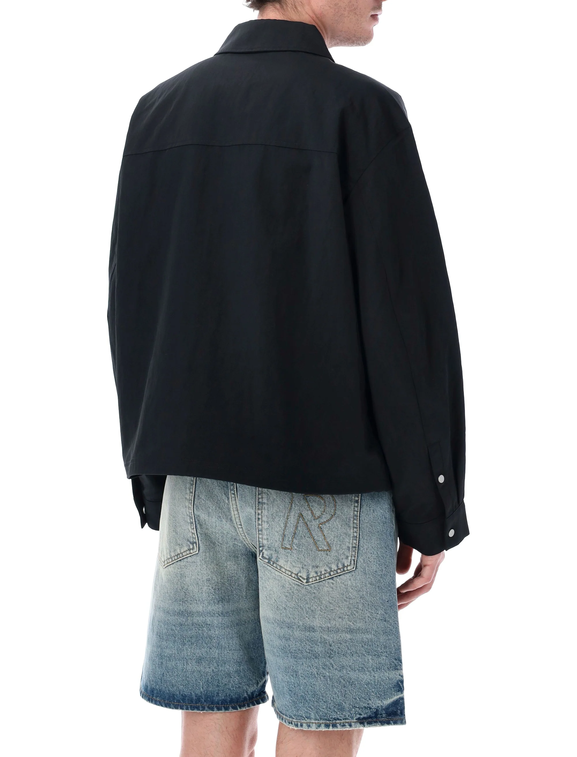 Represent Lightweight Box-Fit Overshirt for Men (Size L) - Image 2
