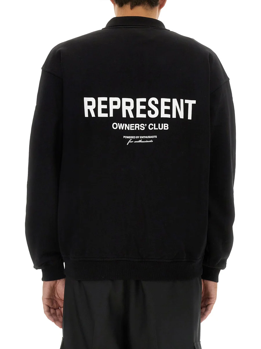 Represent Men's Regular Fit Polo Shirt with Logo - Image 3