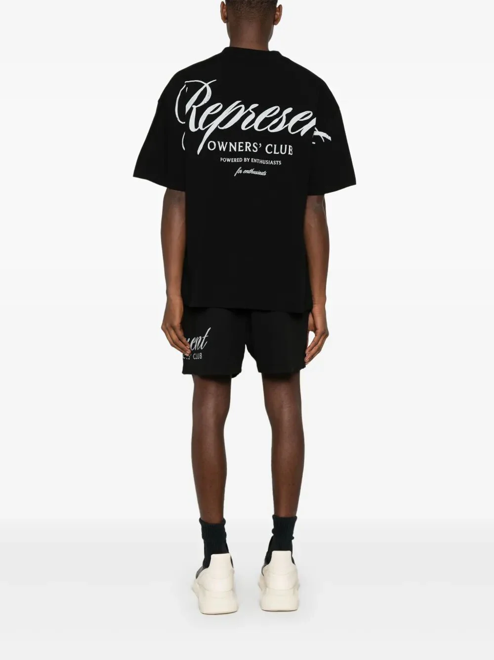 Represent Owners Club Script Cotton T-Shirt - Image 5