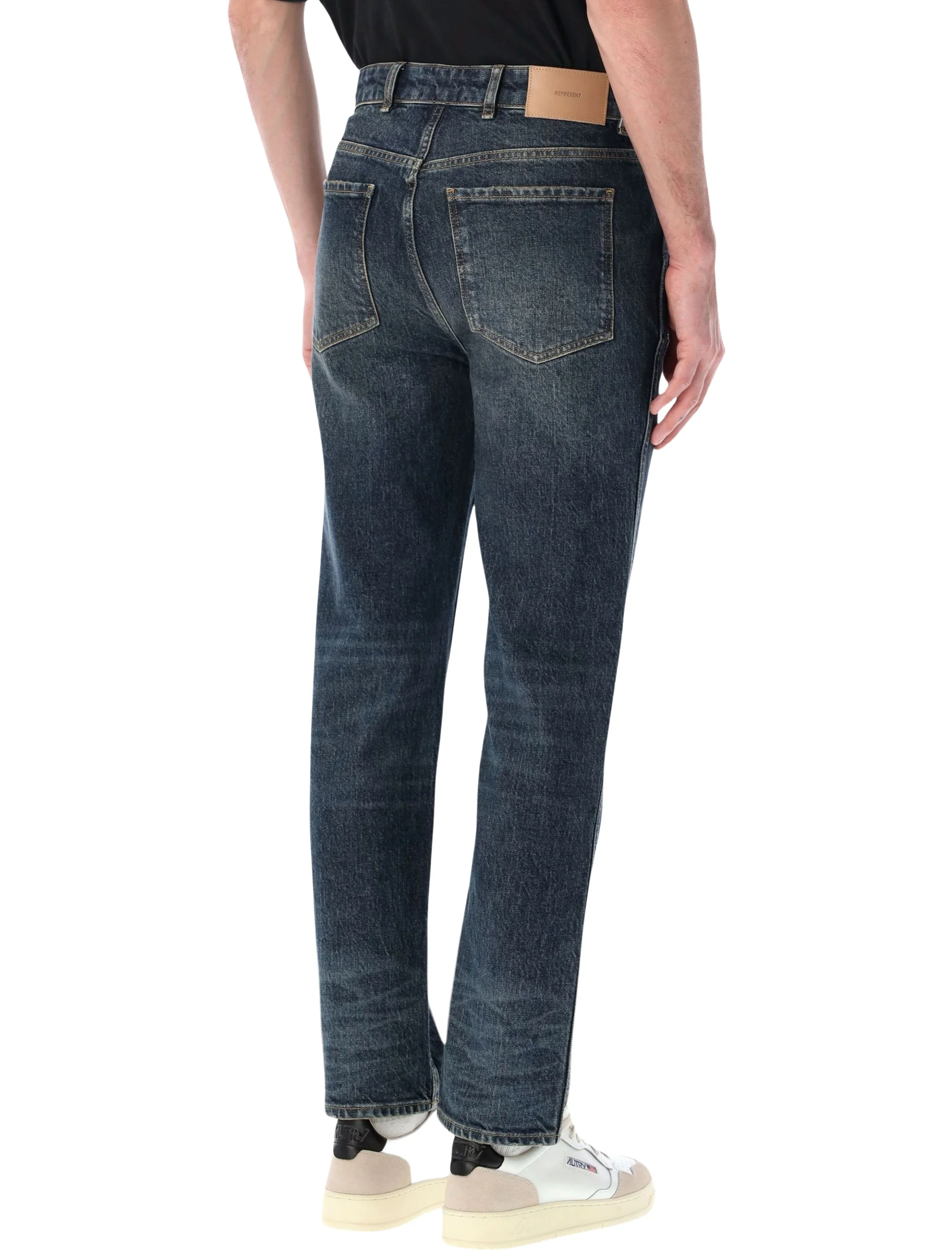 Represent Structure Fit Straight Leg Jeans Size 32 - Image 2
