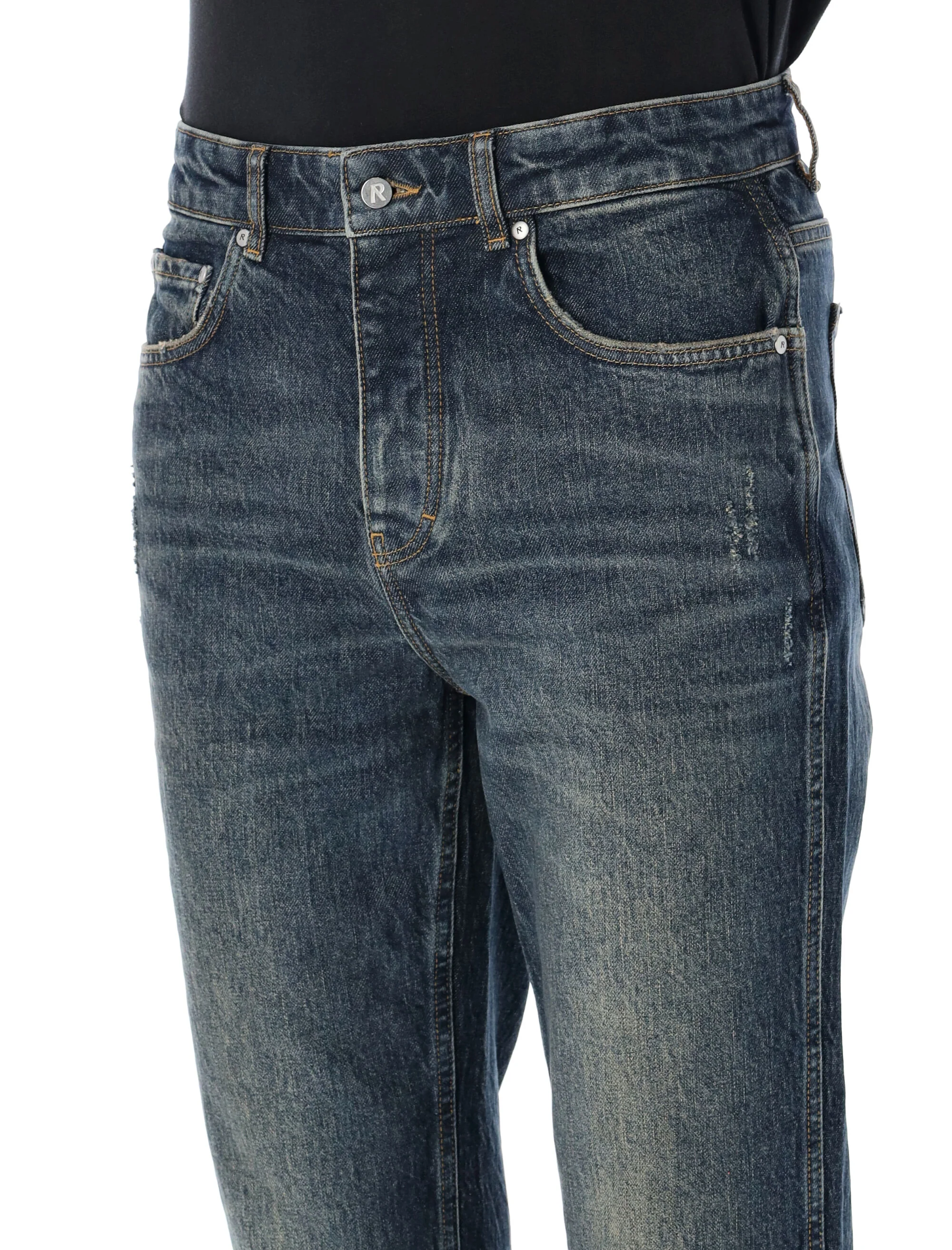 Represent Structure Fit Straight Leg Jeans Size 32 - Image 3