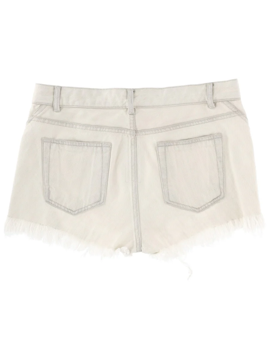 Rick Owens Bias Cutoffs Mini Shorts - Image 3