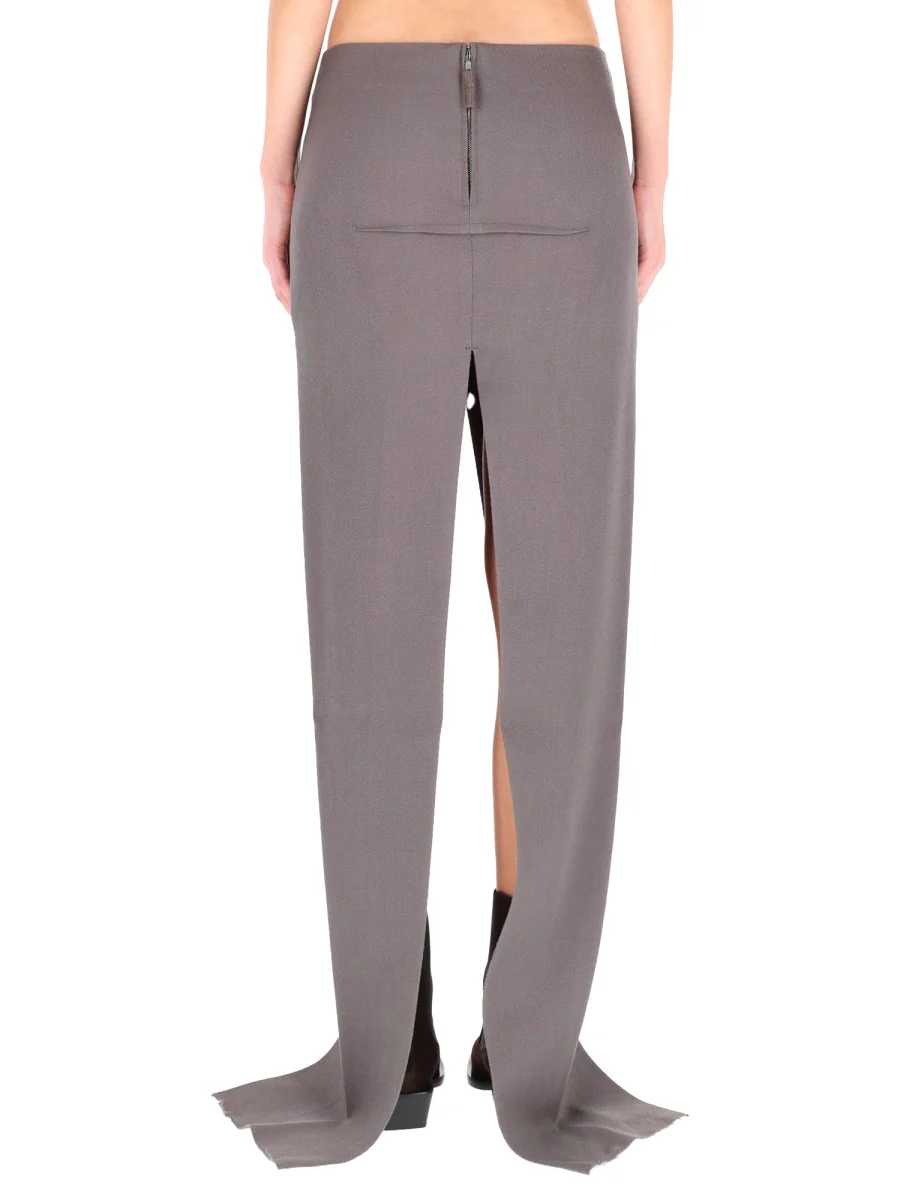 RICK OWENS Double-slit Maxi Skirt - Image 2