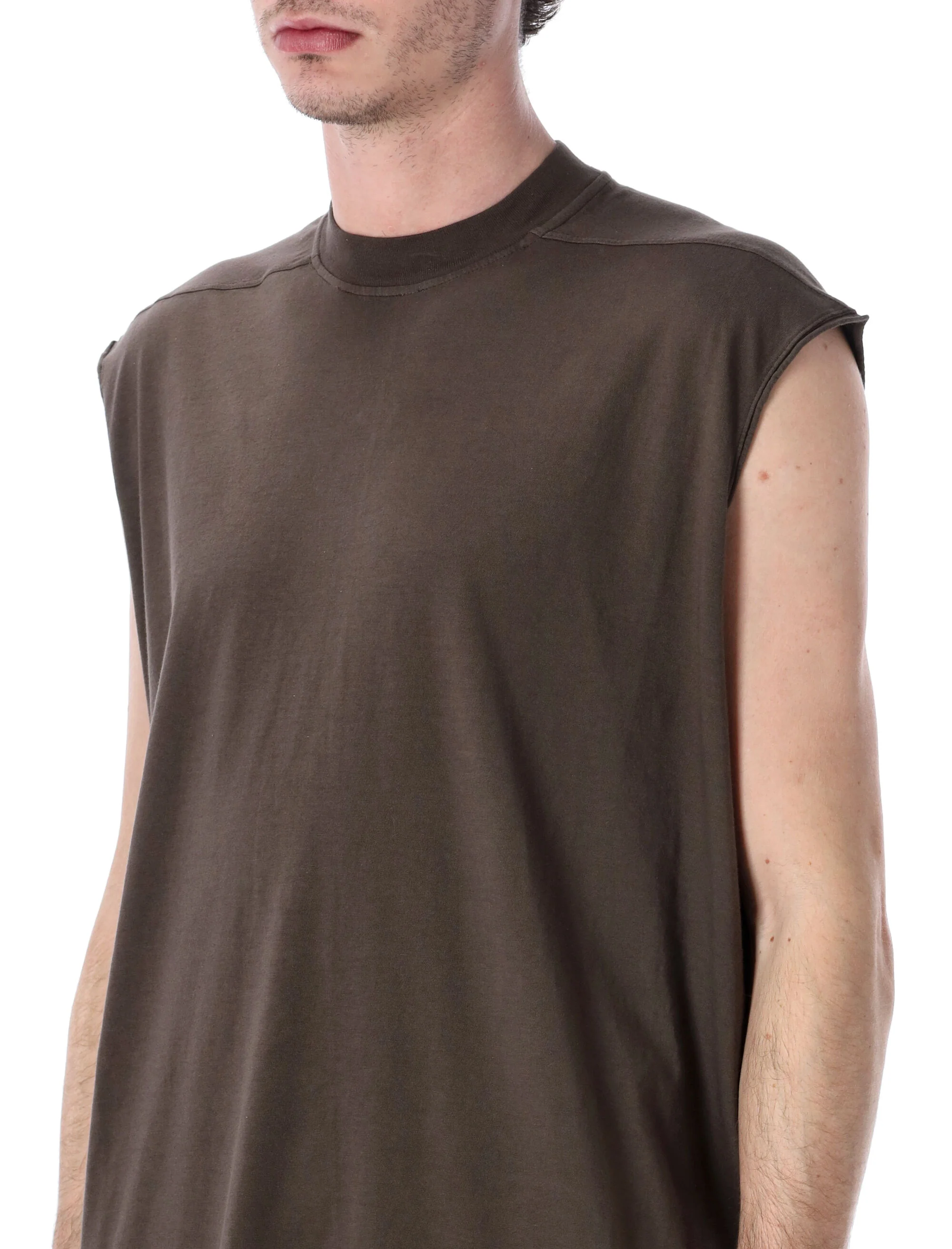 Rick Owens Drkshdw Minimalist Sleeveless T-Shirt - Below Hip Length - Image 3