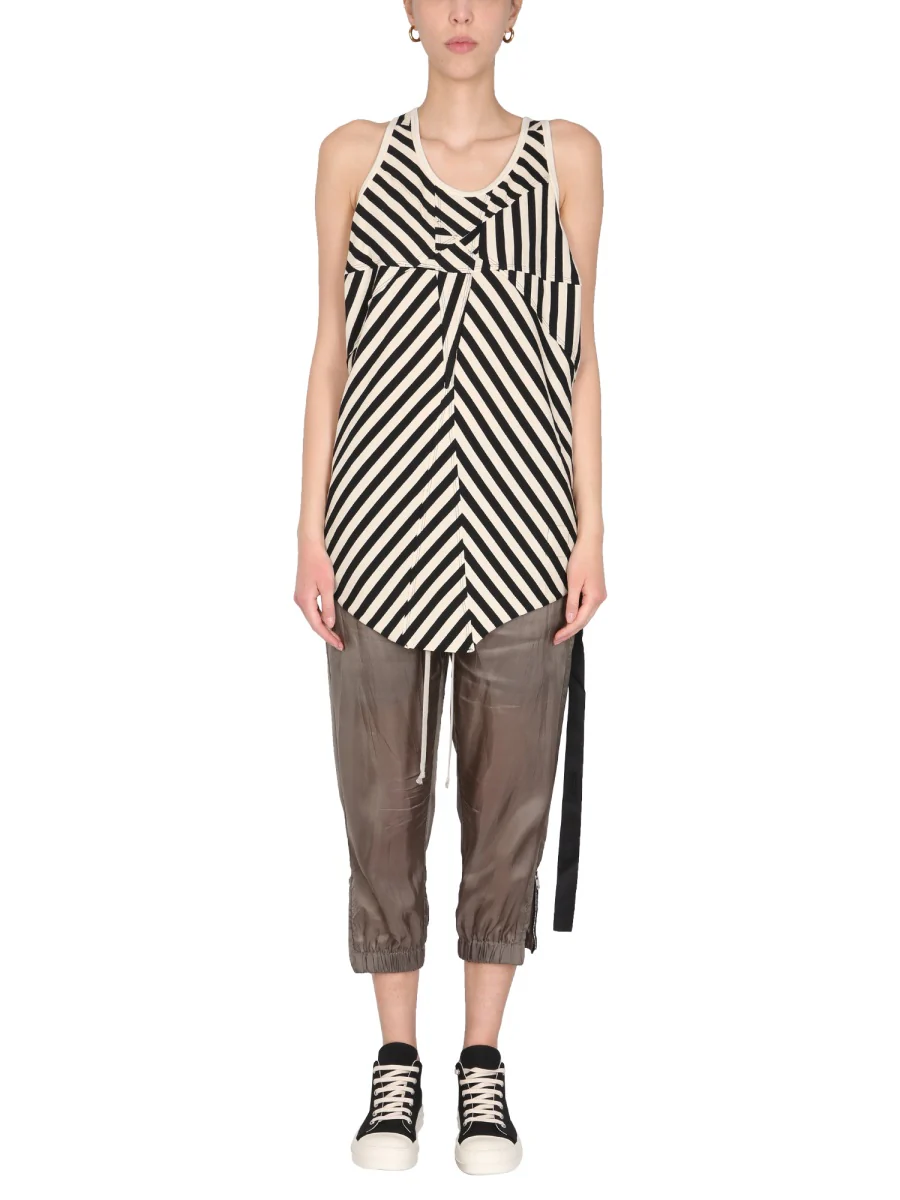 RICK OWENS DRKSHDW Round-neck Sleeveless Tank Top - Image 5