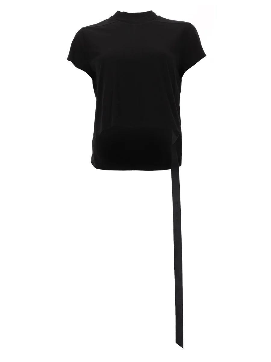 RICK OWENS DRKSHDW TEMPLE CROPPED SMALL LEVEL T in MEDIUM WEIGHT COTTON JERSEY