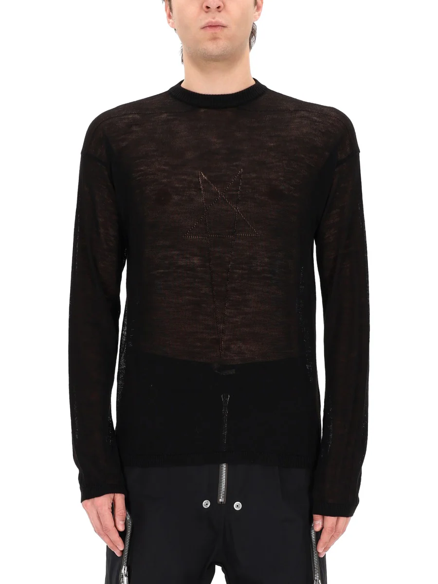 RICK OWENS Logo-detail Top - Image 2