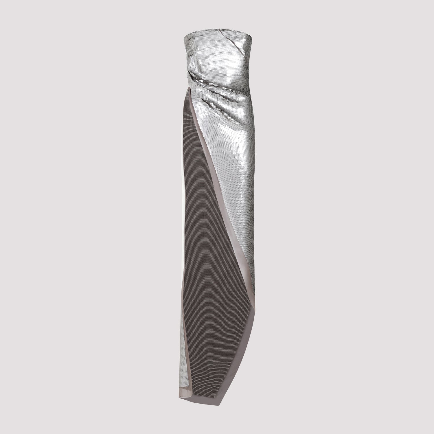 RICK OWENS Luxor Asymmetric Sequinned Top - Image 3