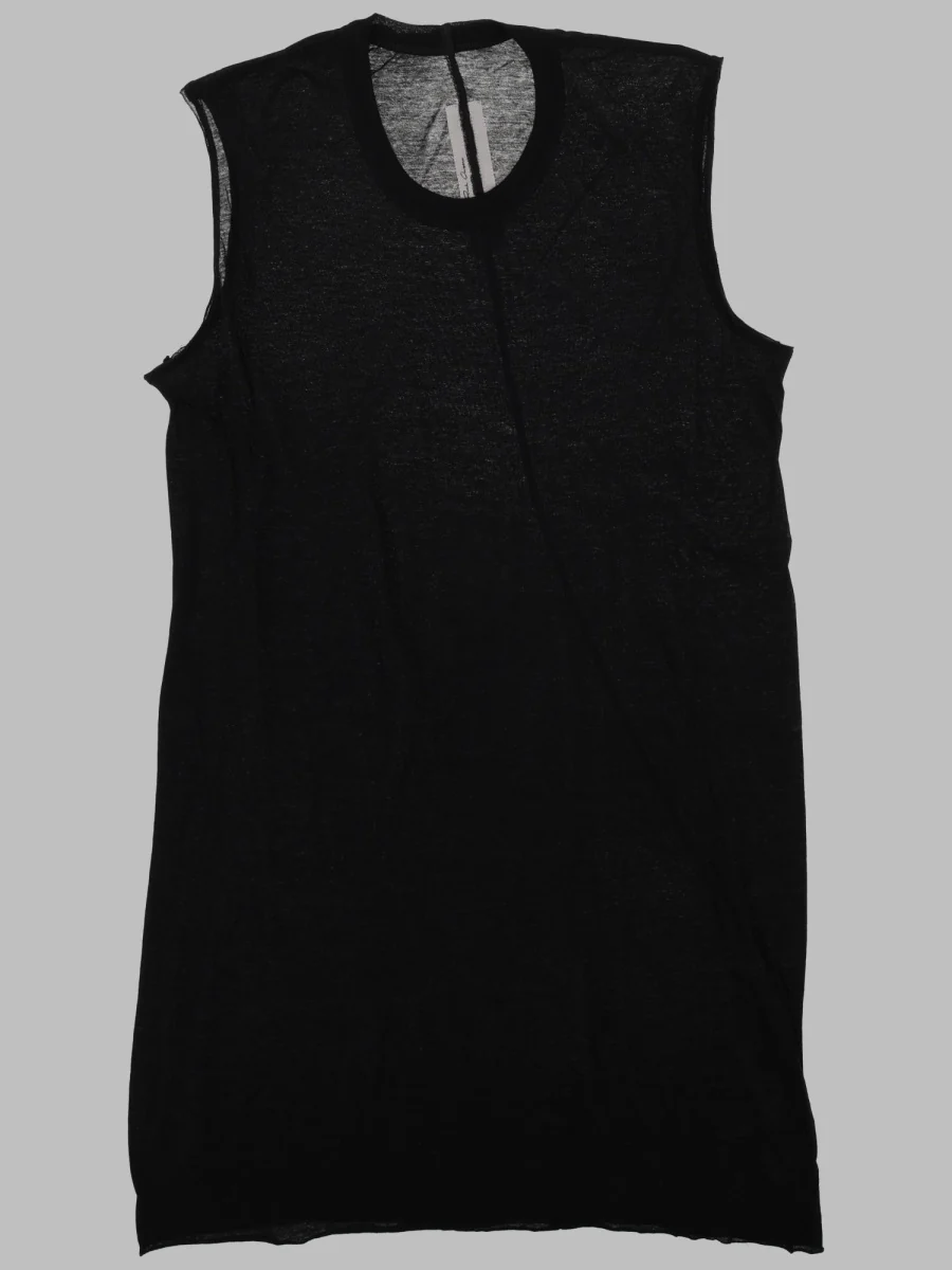 Rick Owens Men's Draped Minimalist Jersey Top