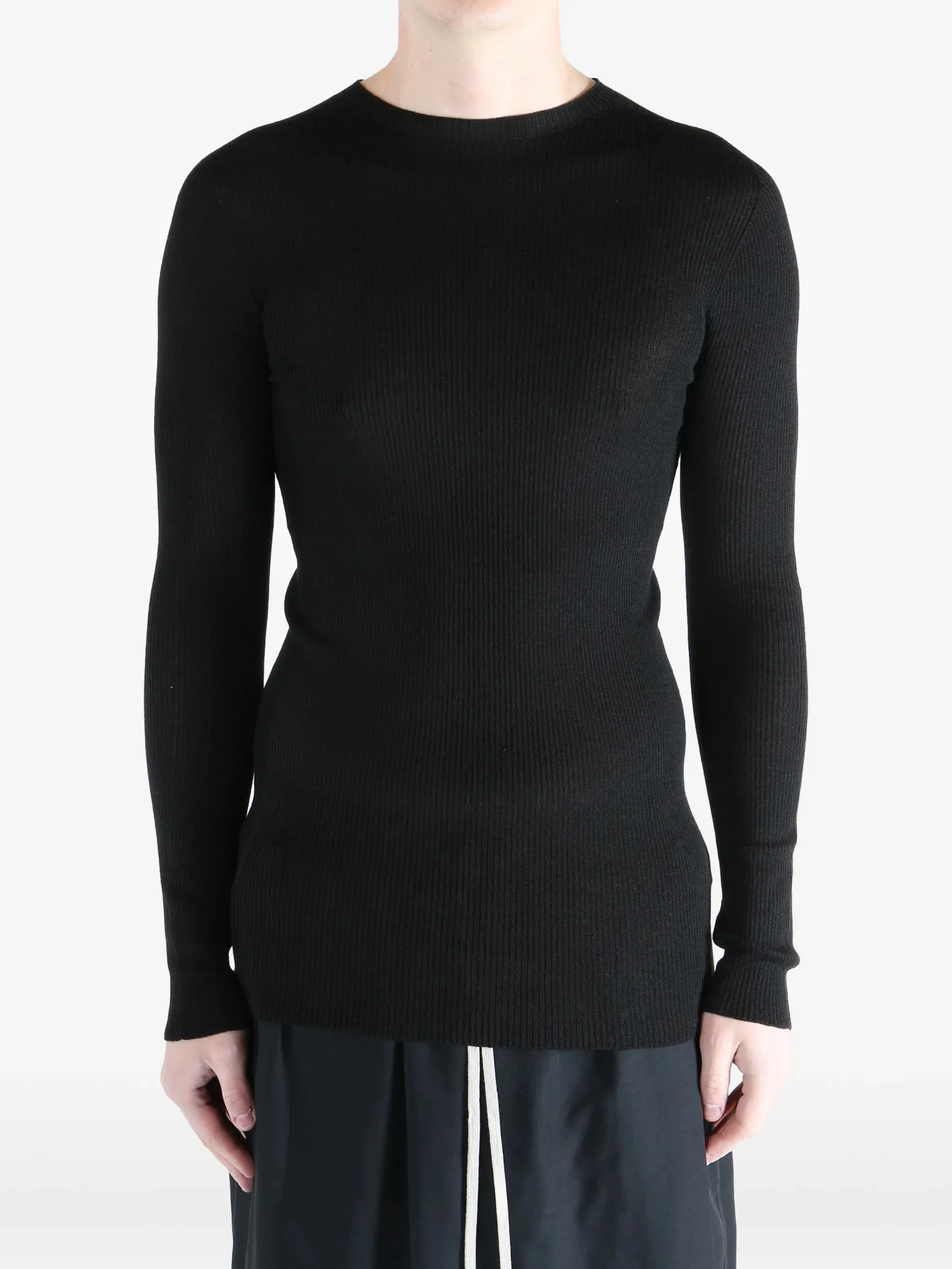 RICK OWENS Ribbed Sweater - Image 3