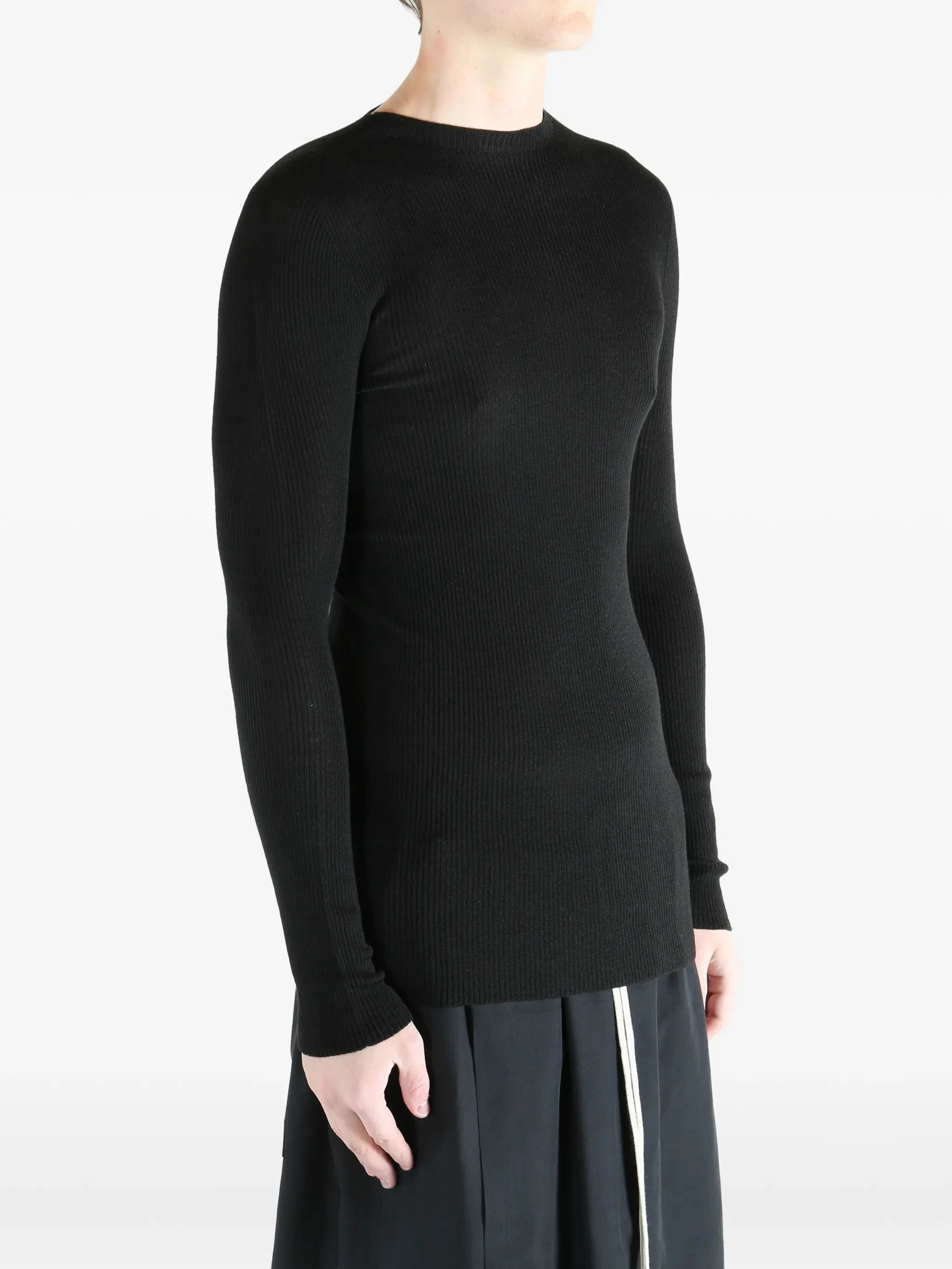 RICK OWENS Ribbed Sweater - Image 4
