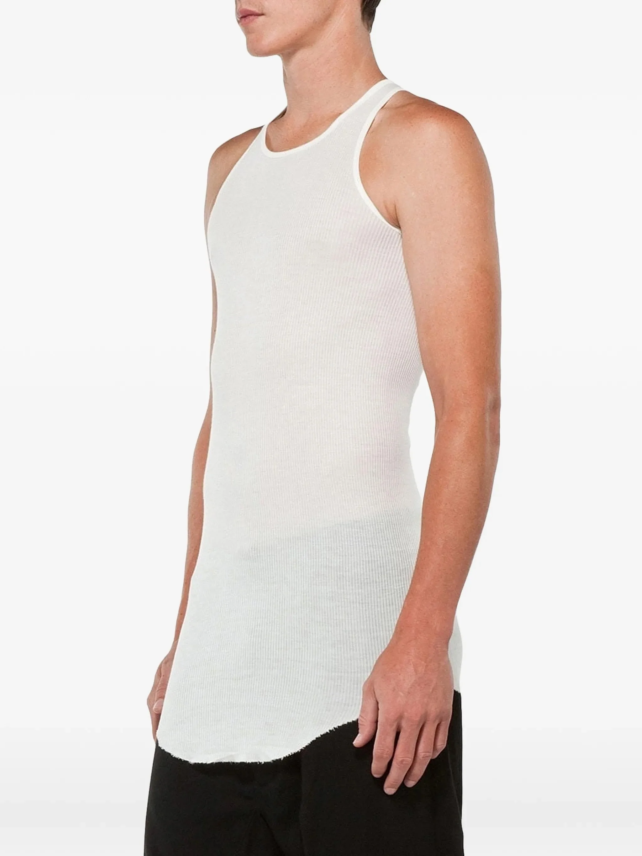 Rick Owens Ribbed Texture Sleeveless Top - Size M - Image 2