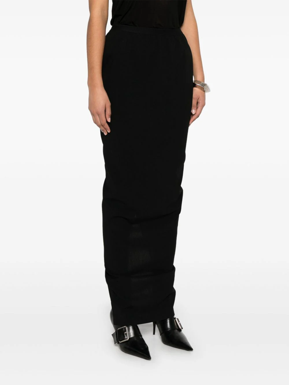 RICK OWENS Soft Pillar Maxi Skirt - Image 4
