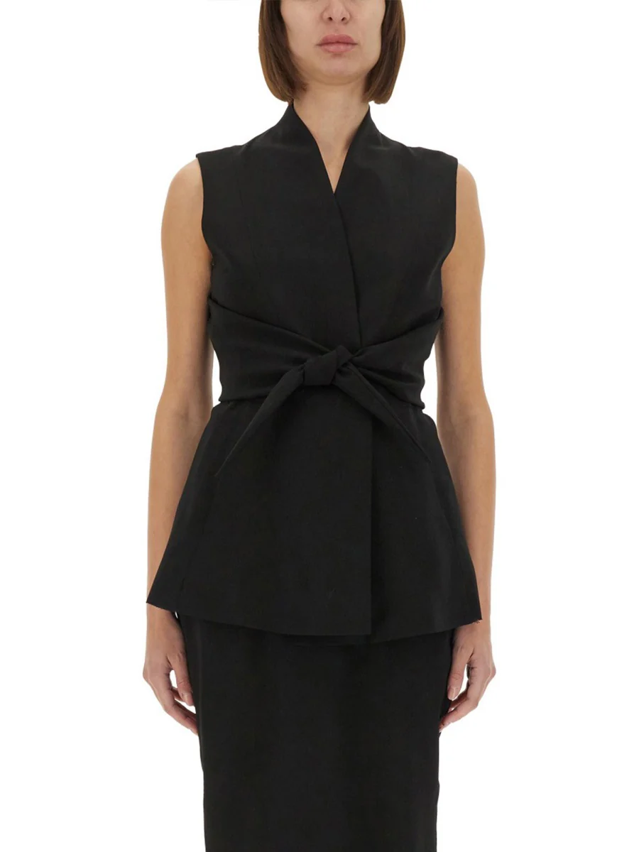 RICK OWENS Structured Sleeveless Jacket - Image 5