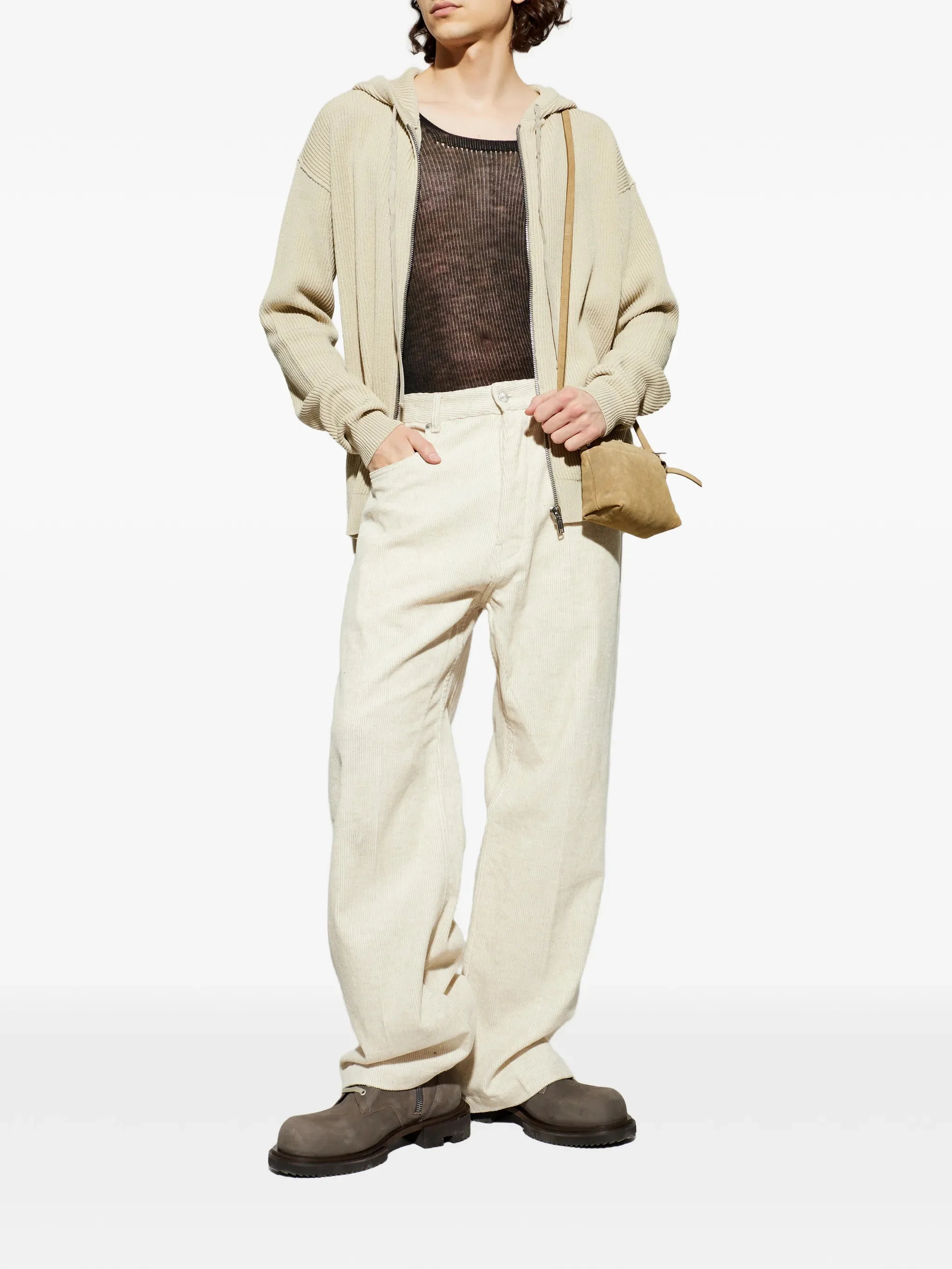 Rick Owens Zip-up Hoodie - Image 2