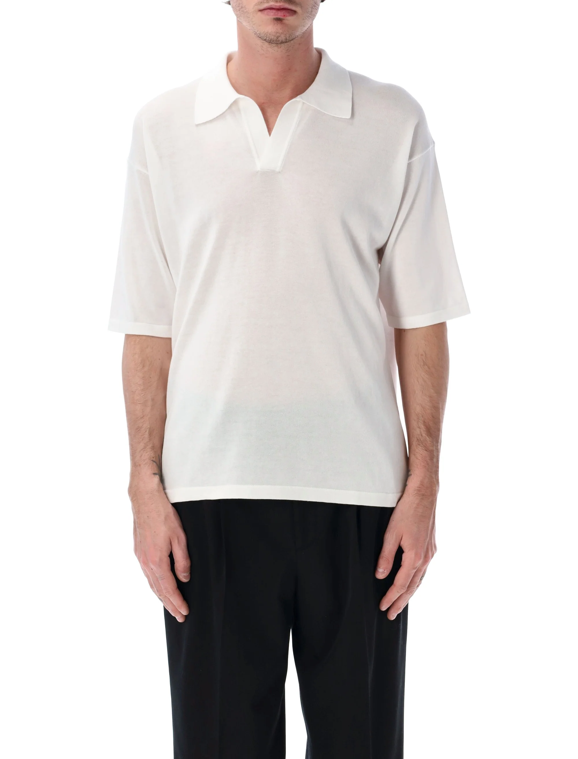Roberto Collina Relaxed-Fit Polo - Size 50