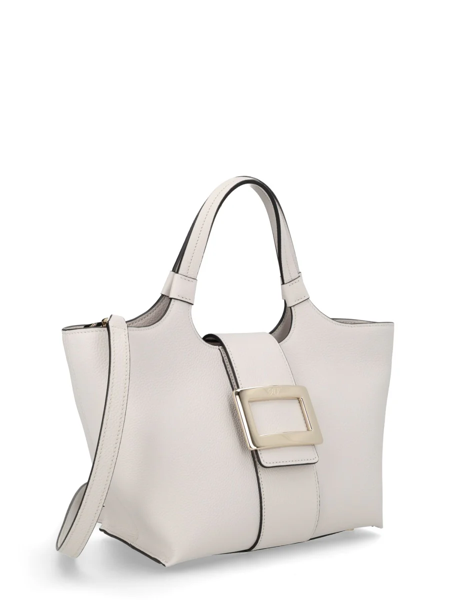 ROGER VIVIER Belle Vivier Mini Shopping Bag in Leather Woman - Image 2