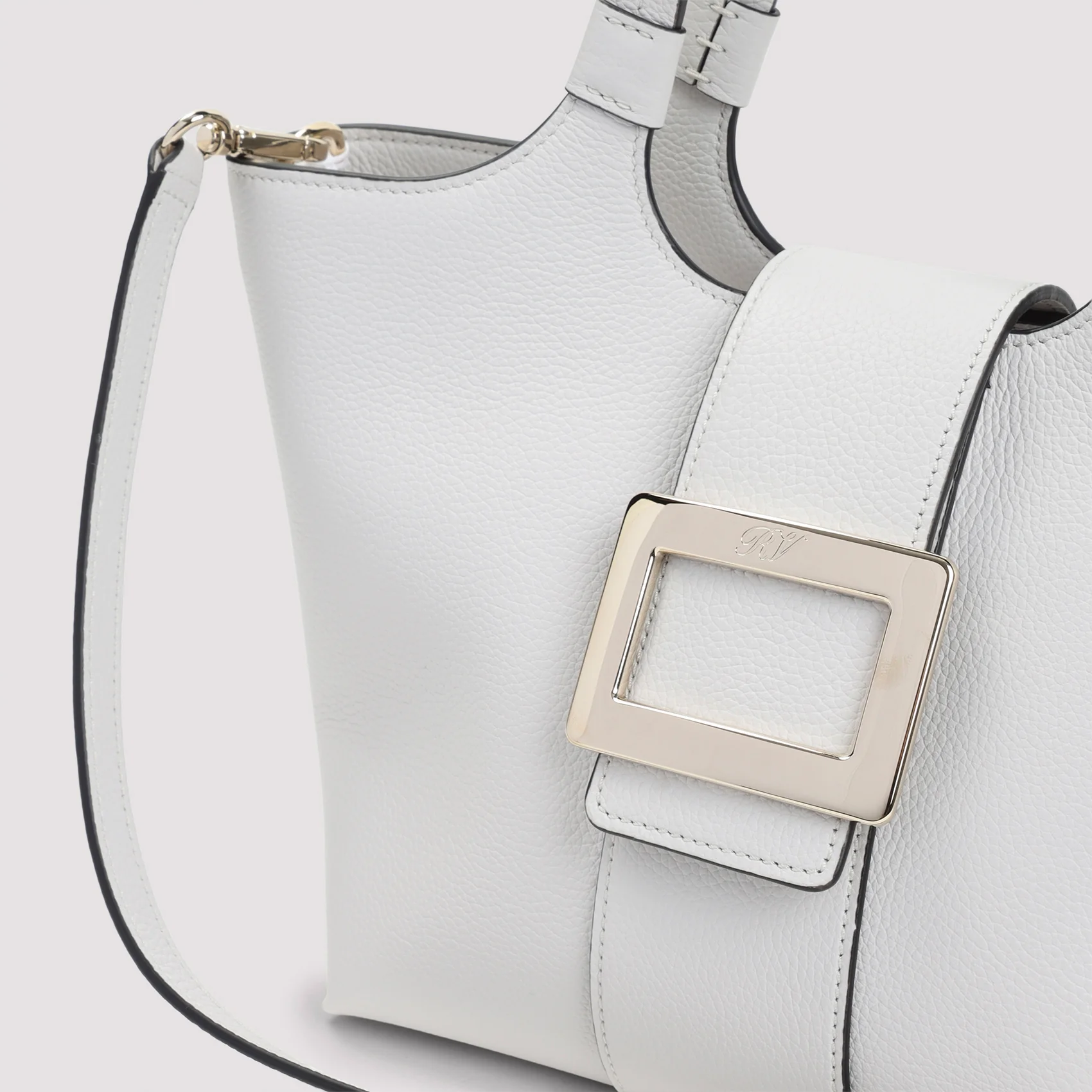 ROGER VIVIER Belle Vivier Mini Shopping Bag in Leather Woman - Image 7