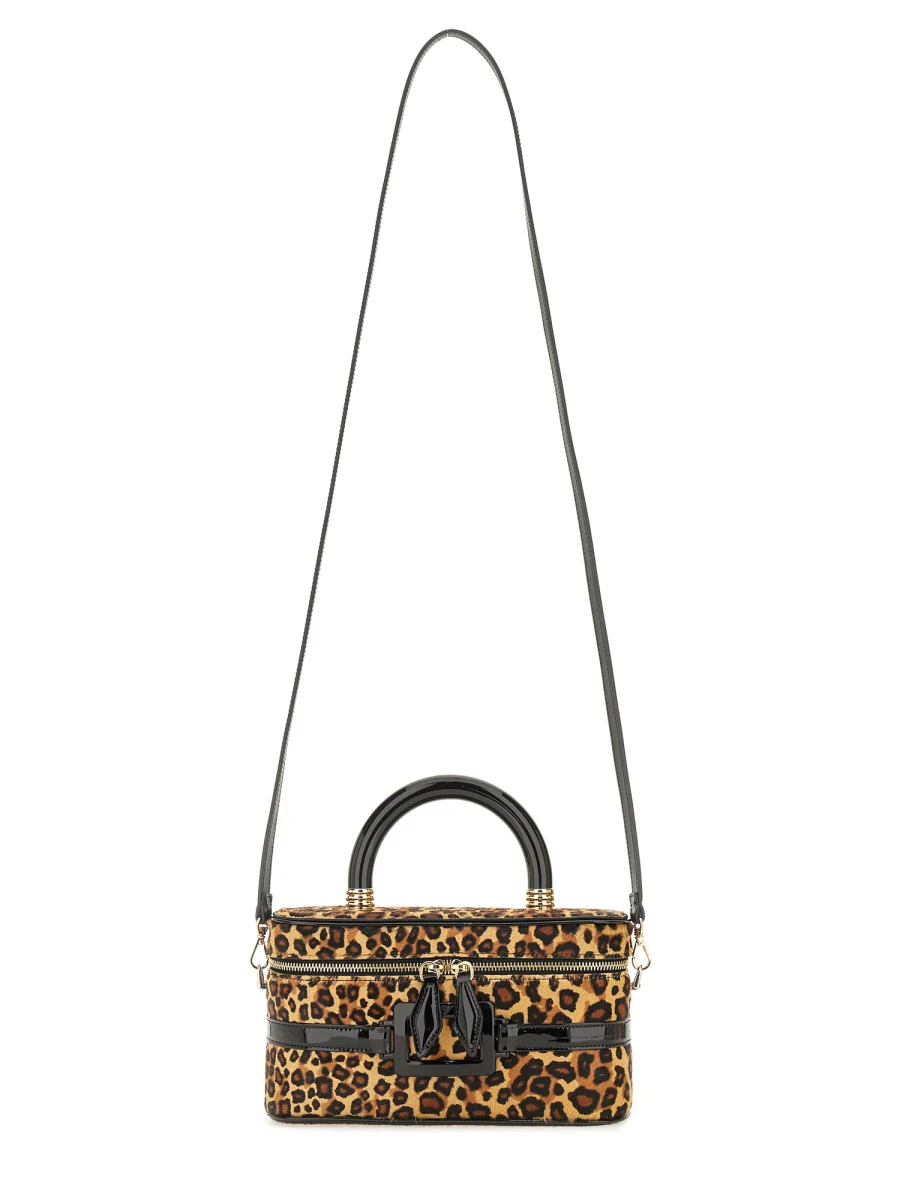 ROGER VIVIER Belle Vivier Vanity Mini Buckled Suede Clutch - Image 2