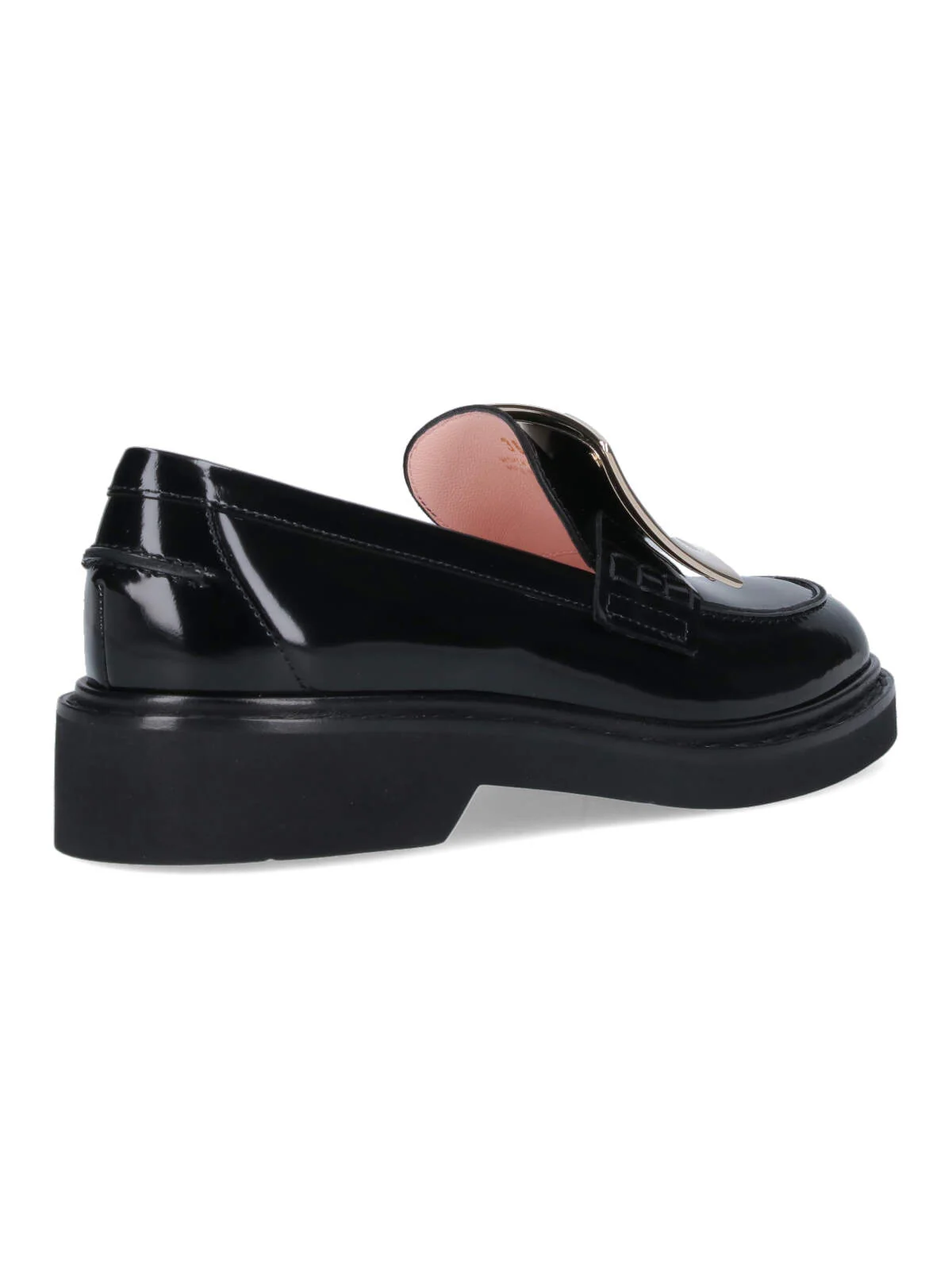 Roger Vivier Women’s Calf Leather Flap Flat Shoes - Image 4