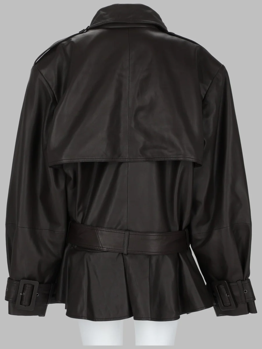 Rotate Biker Jacket in Luxurious Leather - Image 2