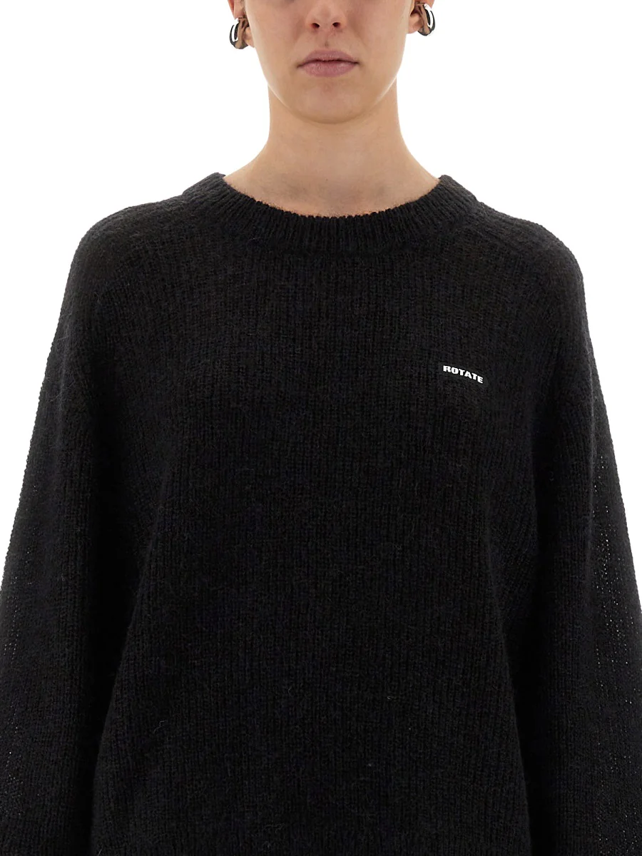 Rotate Birger Christensen Lightweight Logo T-Shirt for Women - Image 4