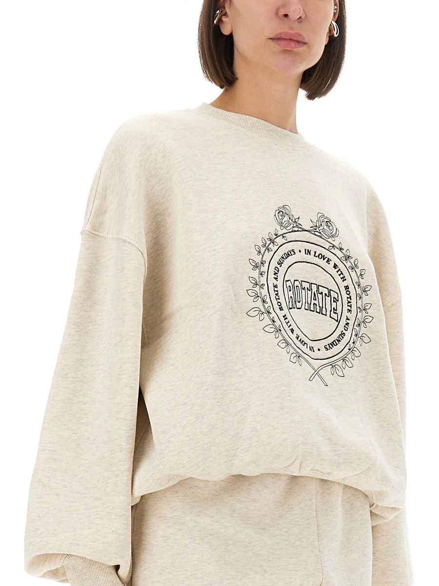 Rotate Birger Christensen Logo Sweatshirt for Women - Image 4