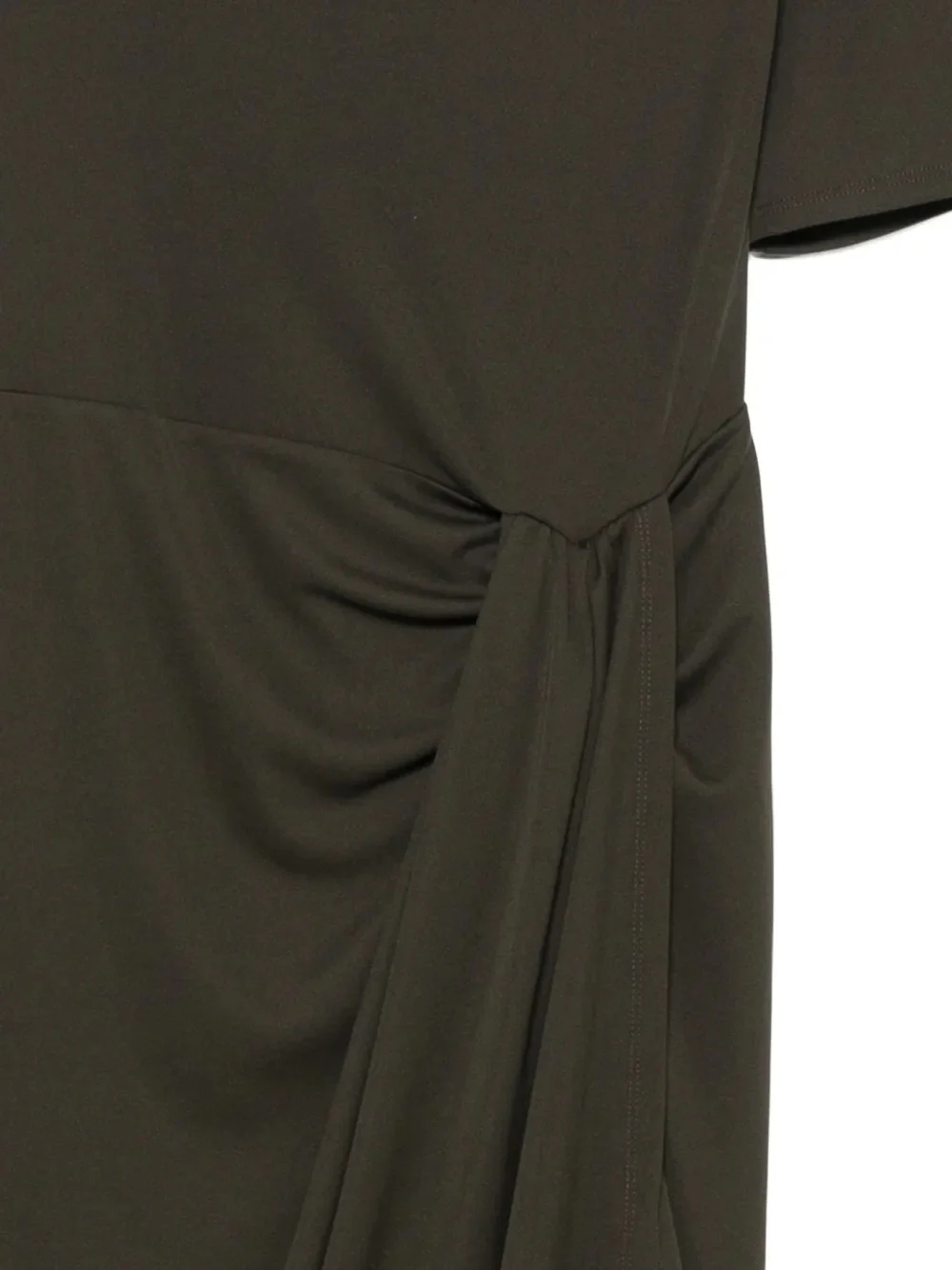 Rotate Elegant Draped Short Sleeve Dress Size 36 - Image 3