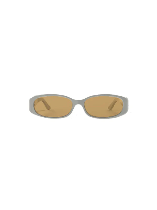 Rotate Stylish Oval Rectangular Sunglasses with Contrast Lenses