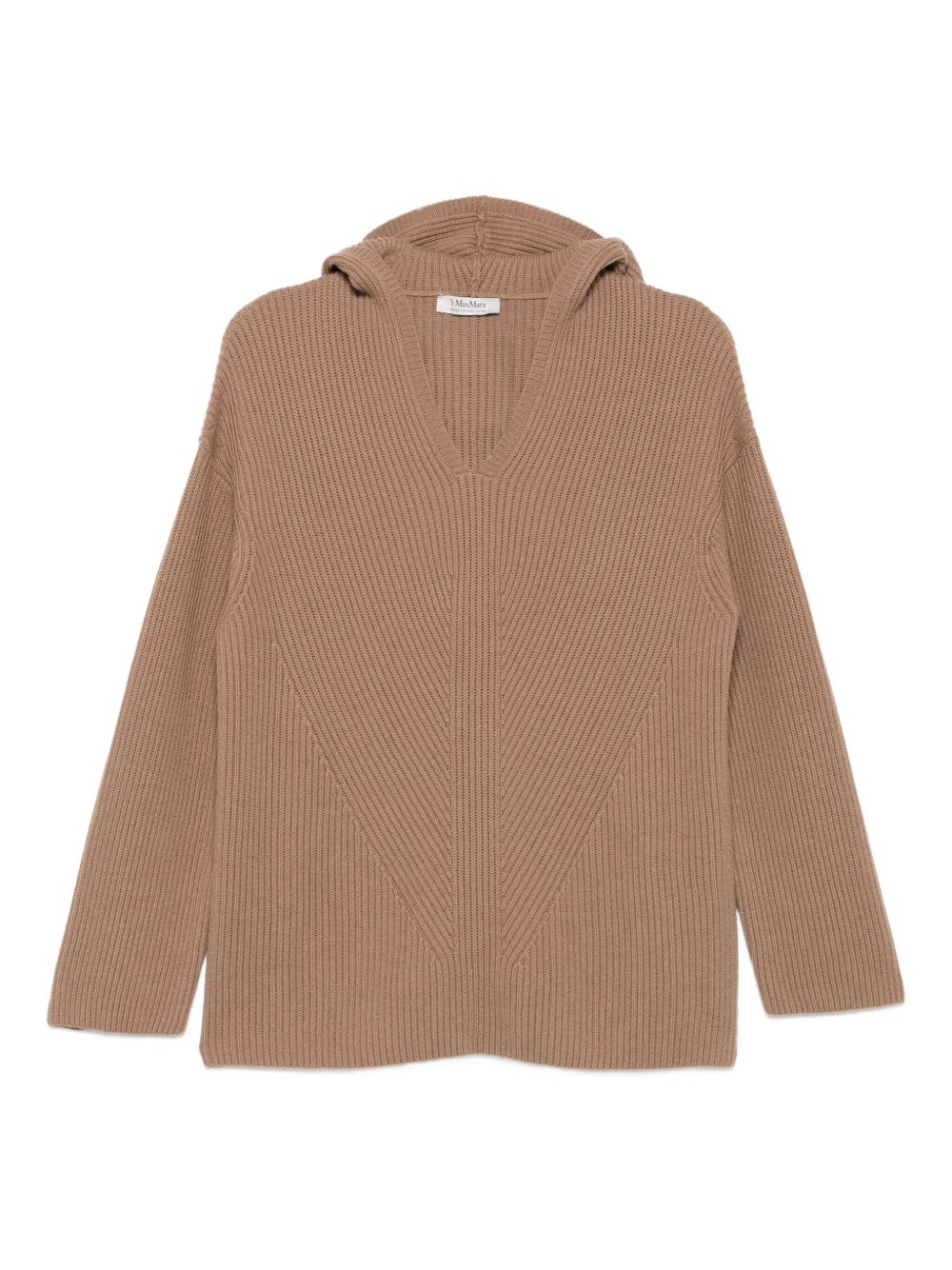 's Max Mara A-Line V-Neck Wool Sweatshirt - Size M