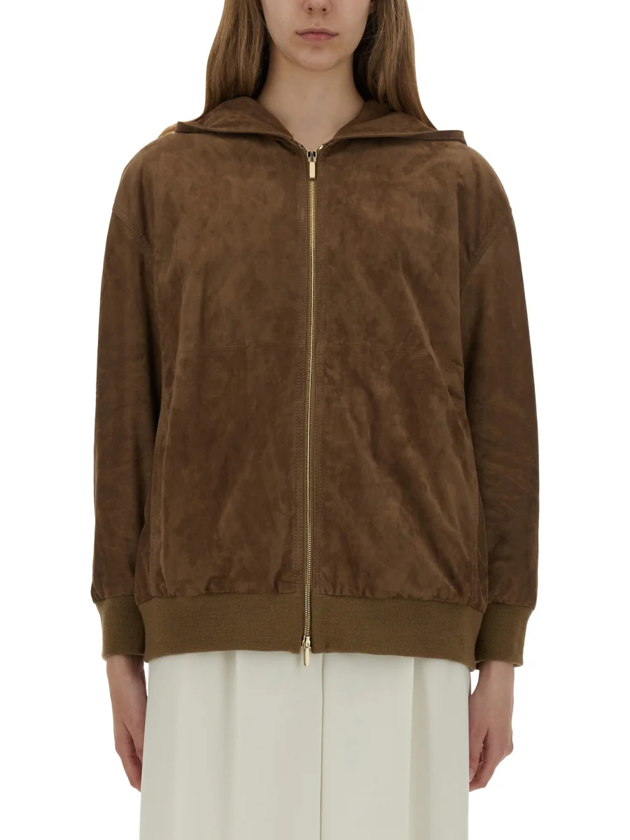 's Max Mara S MAX MARA Zeno Leather Jacket