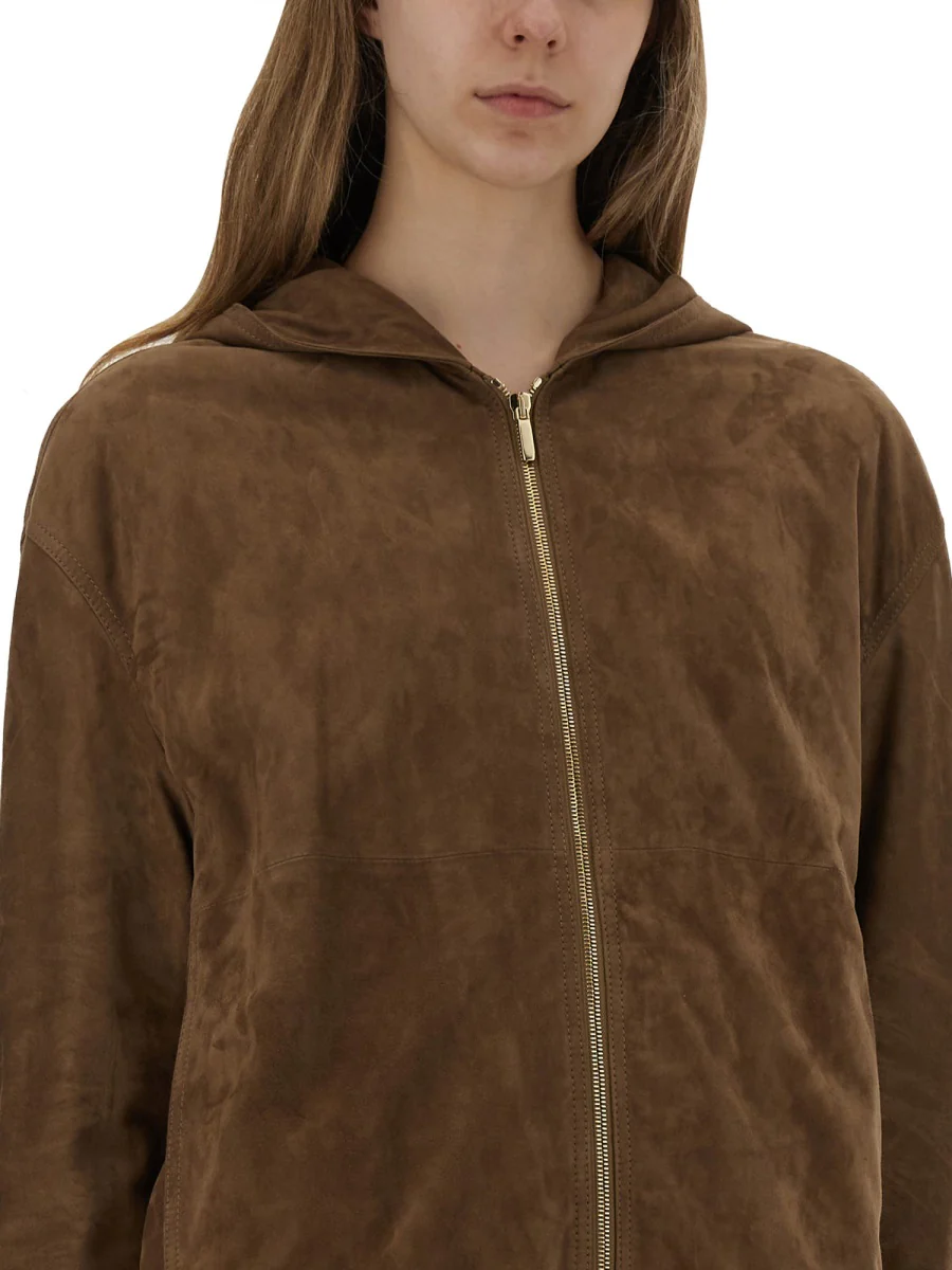 's Max Mara S MAX MARA Zeno Leather Jacket - Image 4