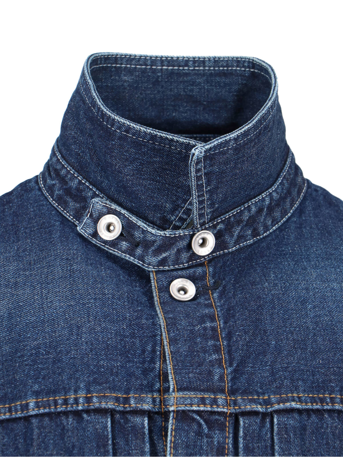 Sacai Men's 100% Cotton Contrast-Trim Jacket - Image 3