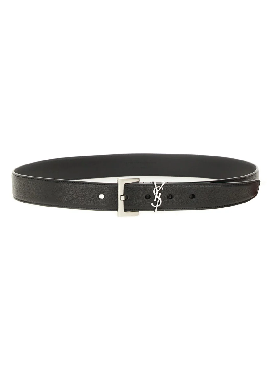 SAINT LAURENT CASSANDRE Belt in Lambskin - Image 4