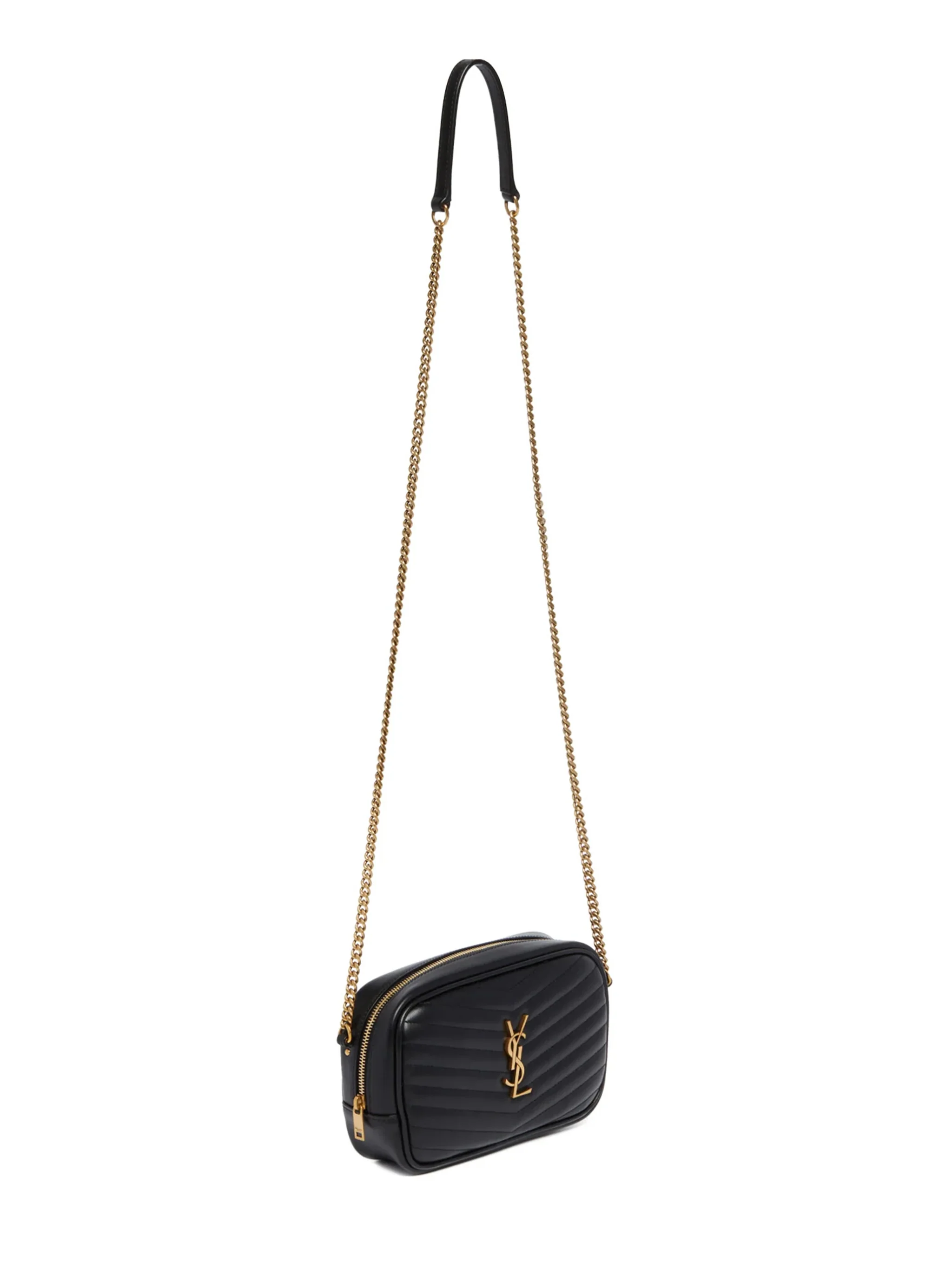 Saint Laurent Compact Mini Zip Wallet with Card Slots - Image 3