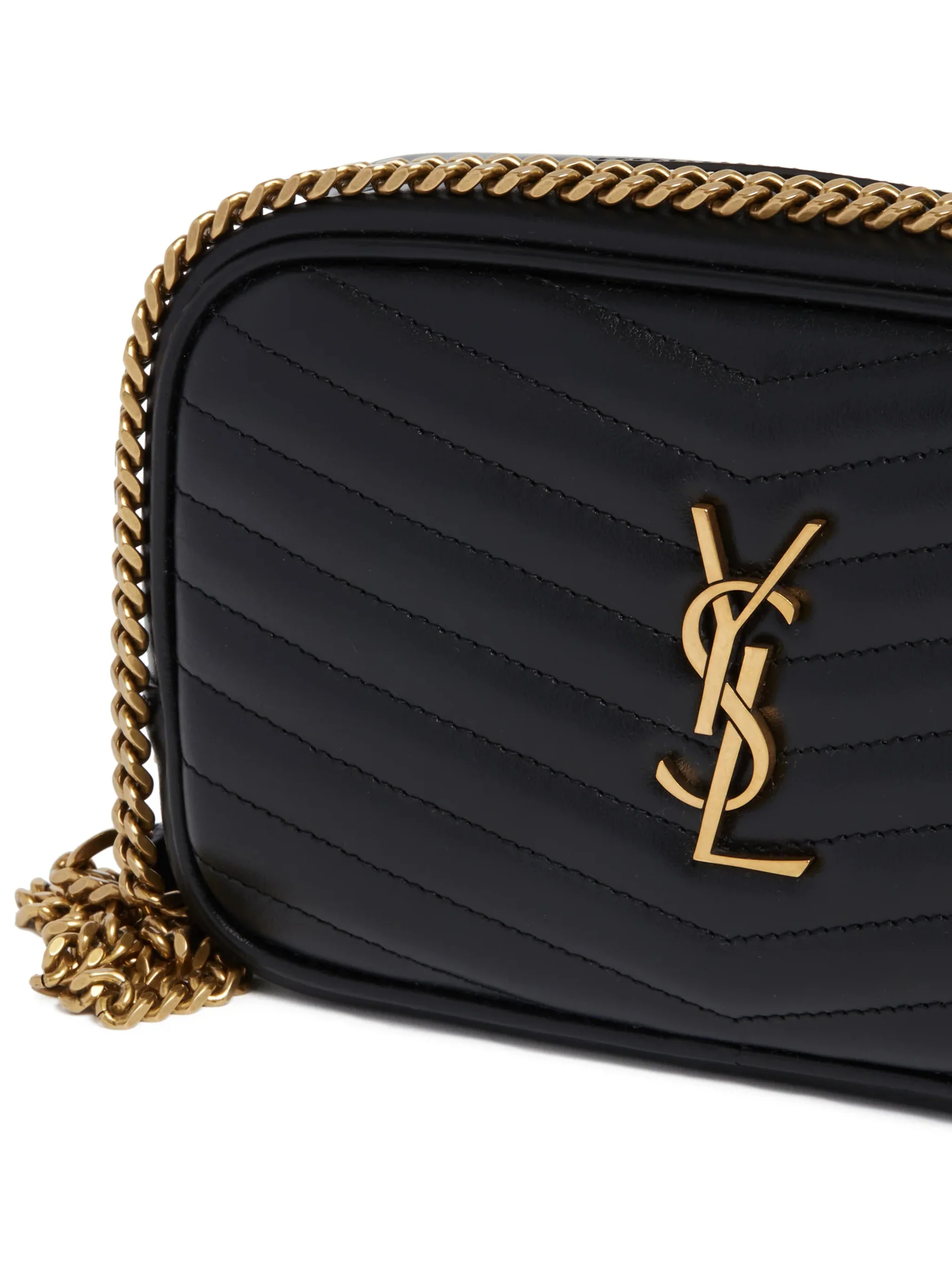 Saint Laurent Compact Mini Zip Wallet with Card Slots - Image 4