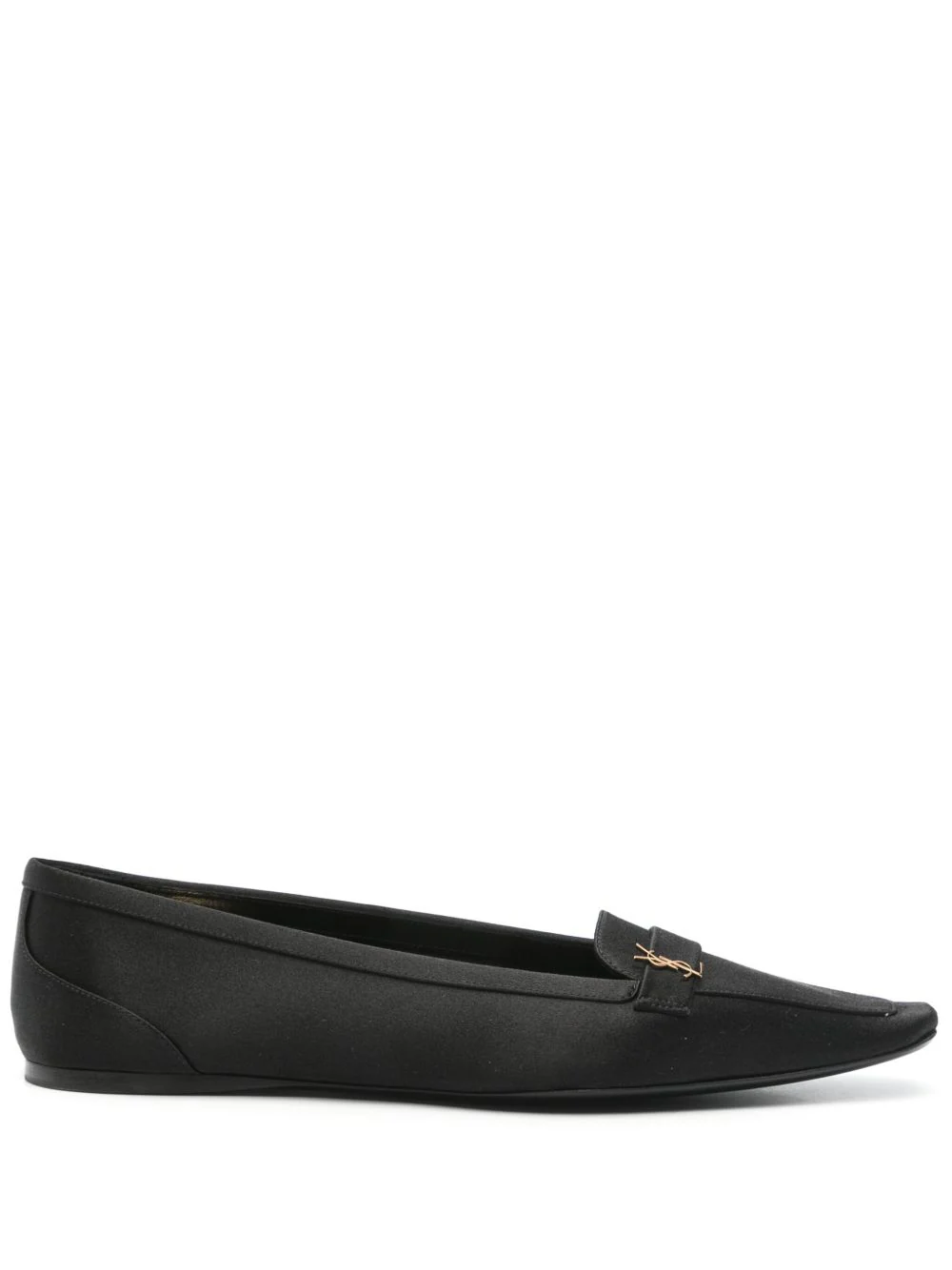 SAINT LAURENT Crepe Satin Poppy Ballerina