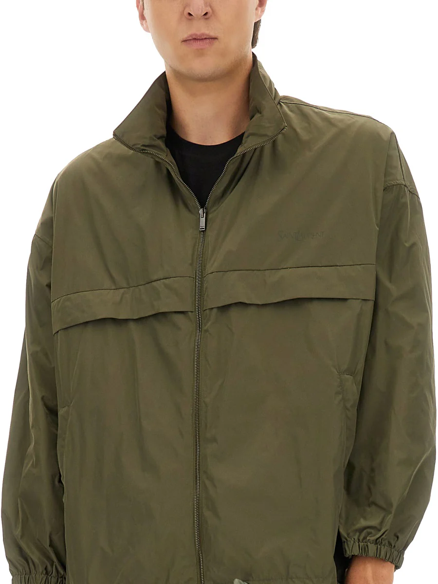 SAINT LAURENT Jacket in Water-repellent Serge - Image 7