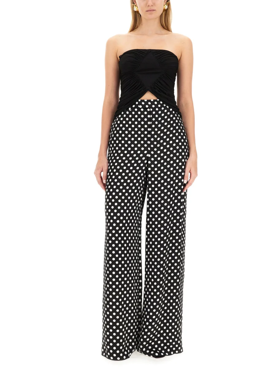 SAINT LAURENT Large Pants in Satin - Image 2
